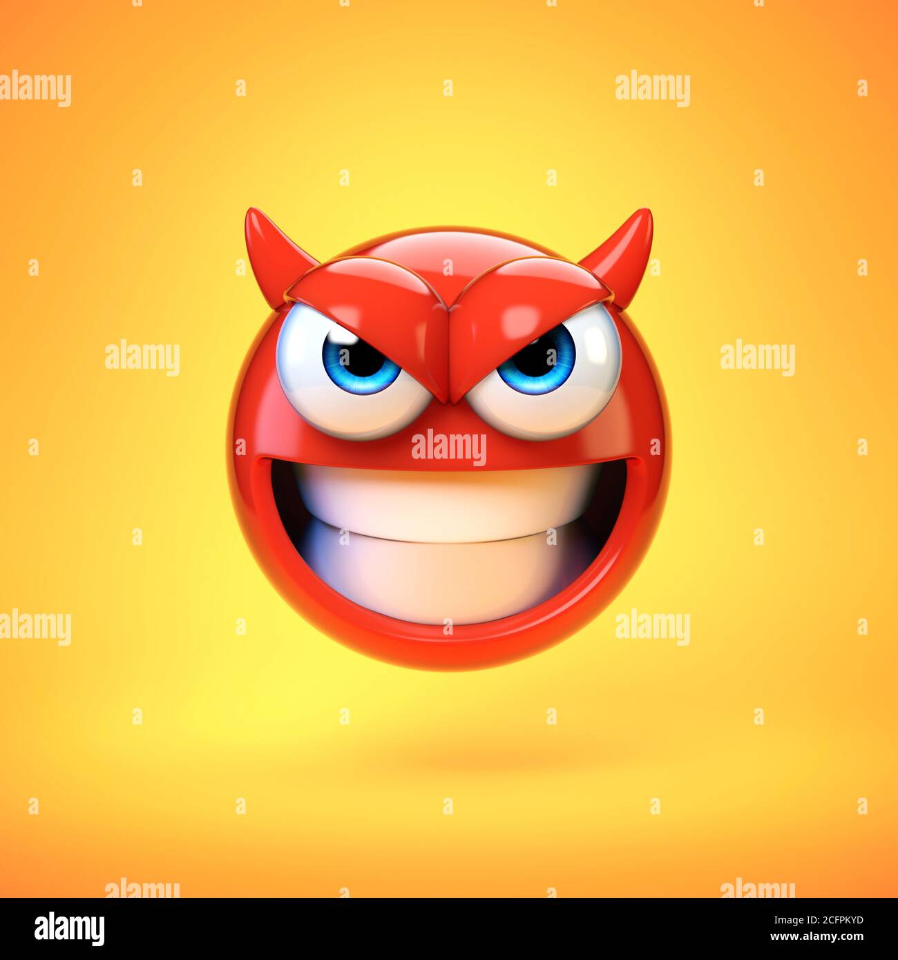 Devil emoji hi-res stock photography and images - Alamy