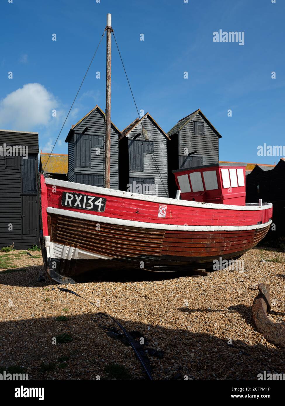 Hastings Net Shops and Old Fishing Boat Hastings fishermen's museum