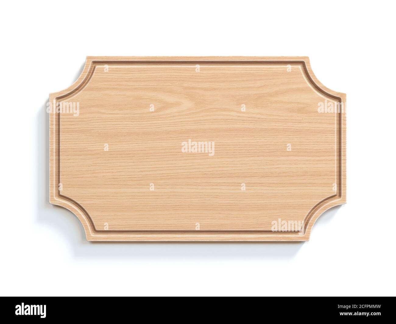 Wooden sign board isolated on white background 3d rendering Stock Photo ...
