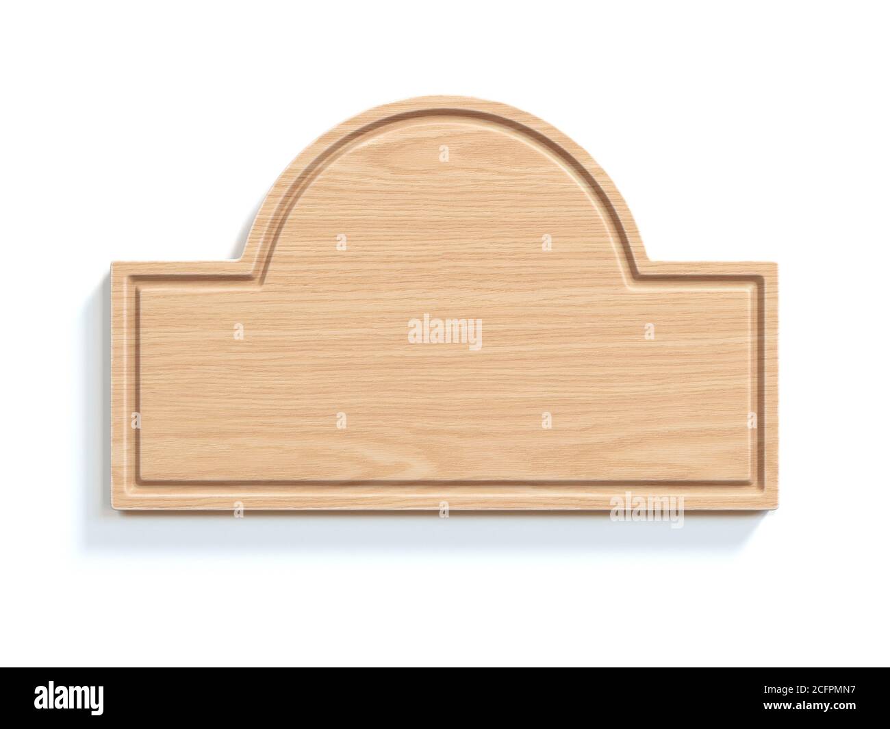 Wooden sign board isolated on white background 3d rendering Stock Photo ...