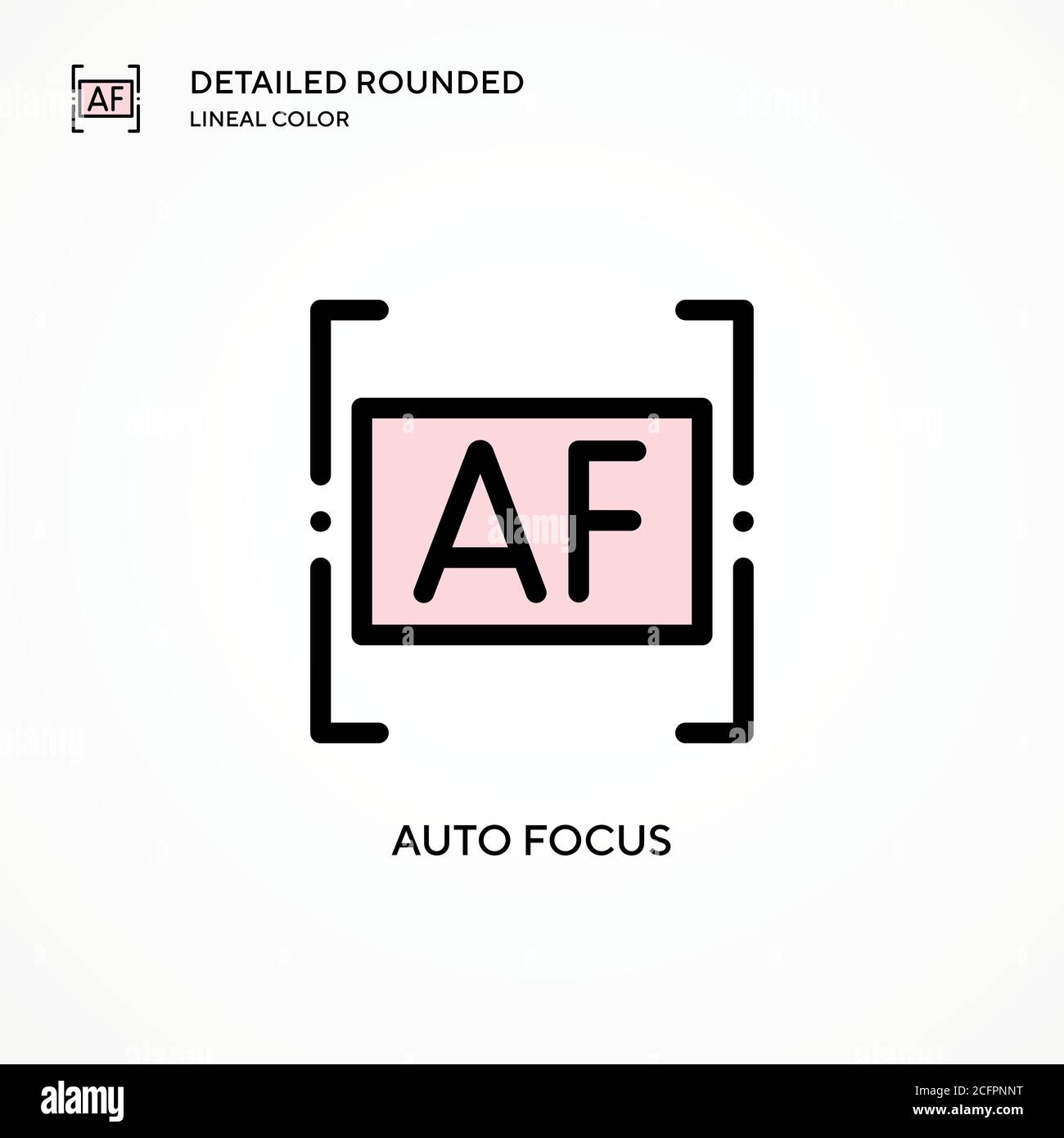 Auto focus vector icon. Modern vector illustration concepts. Easy to