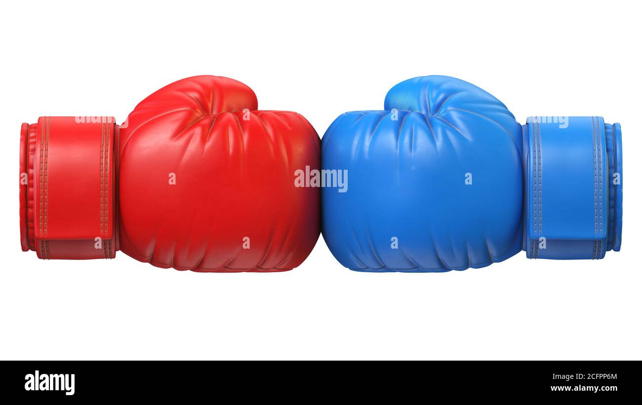 Boxing gloves hotsell red and blue