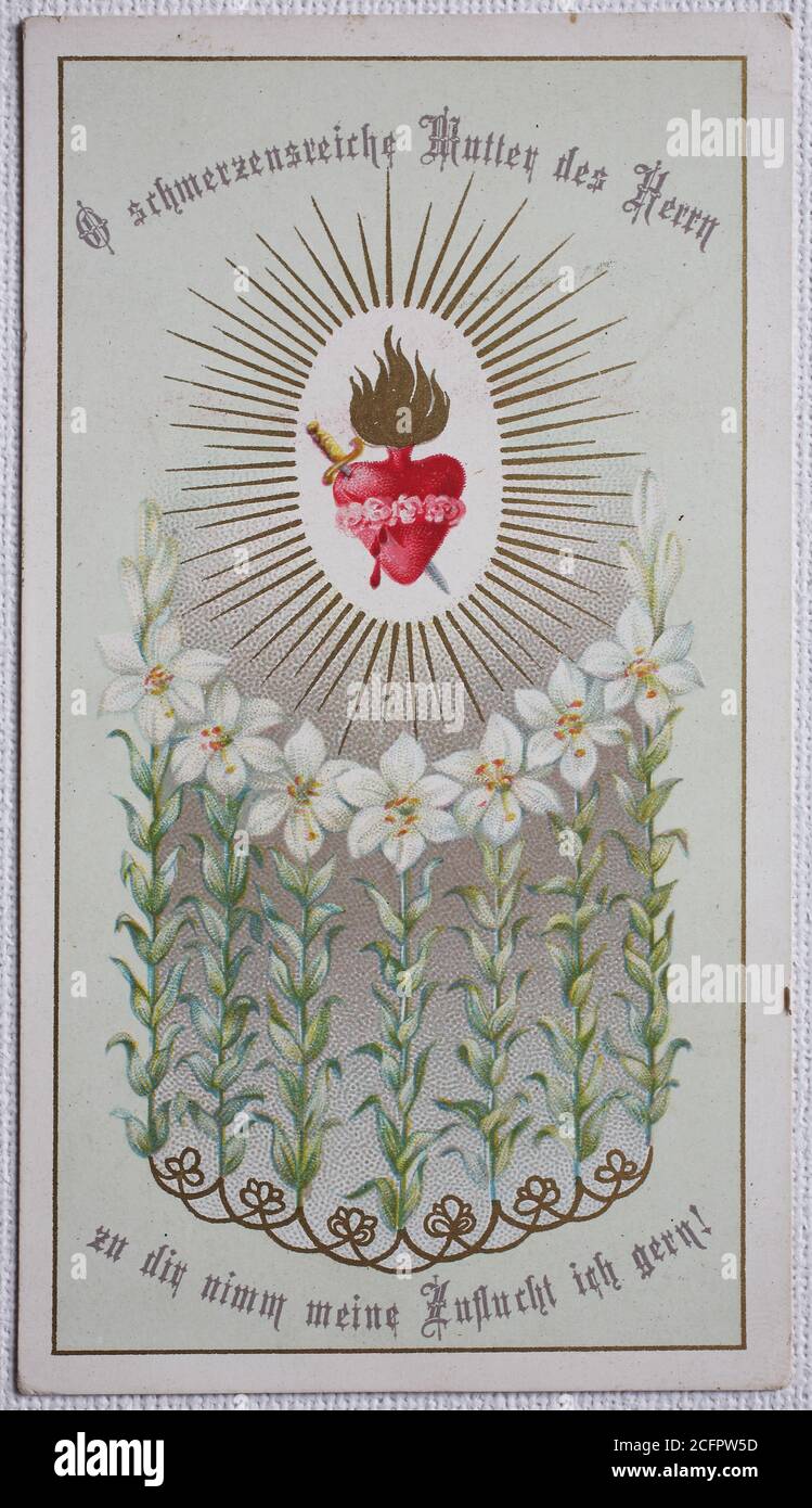 Holy Image Jesus Heart Motif Heiligenbild Herz Jesus Motiv Historisch Historical Digital Improved Reproduction Of An Original From The 19th Century Digitale Reproduktion Einer Originalvorlage Aus Dem 19 Jahrhundert Stock Photo Alamy