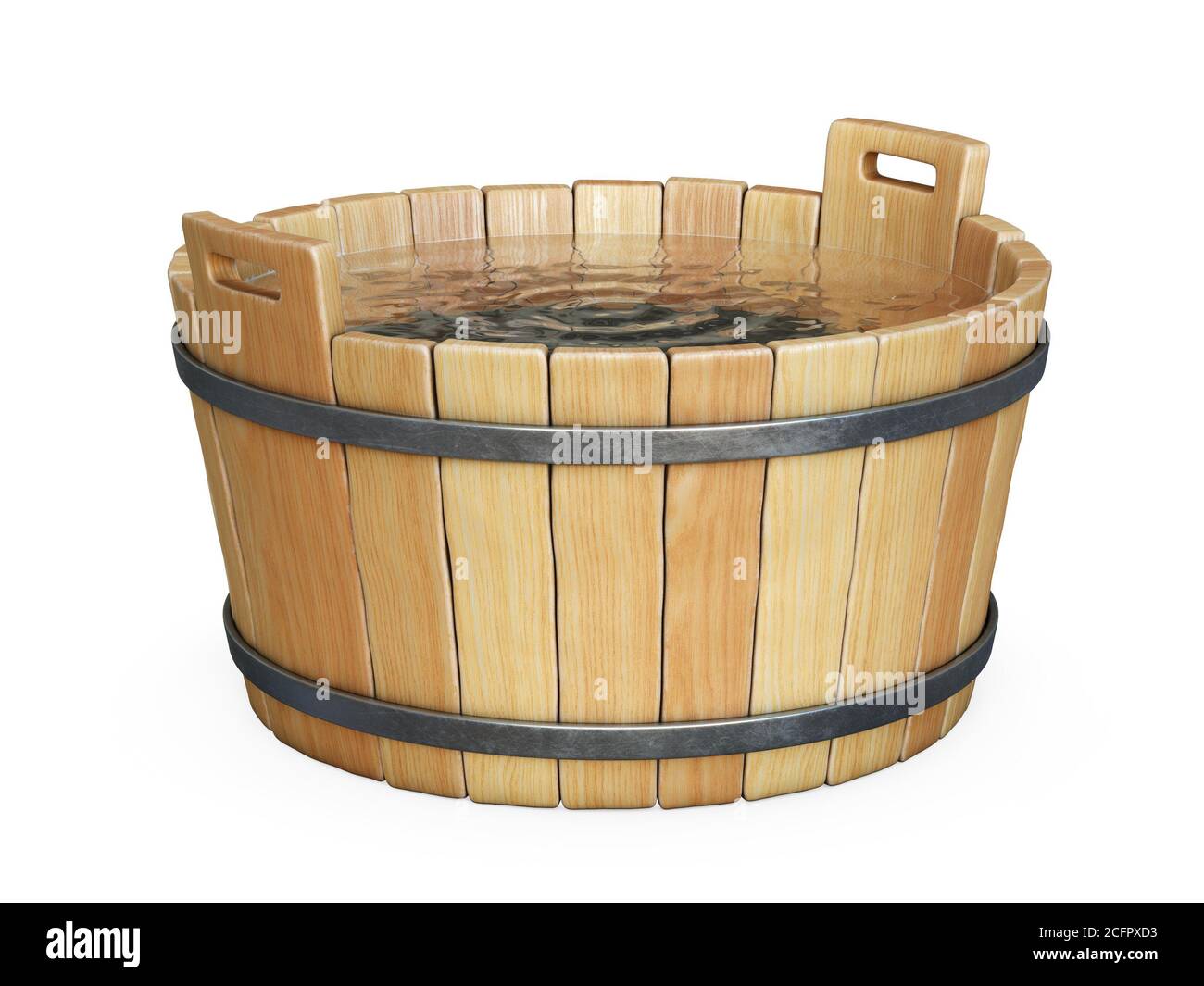 Bathtub filled with bubbles or flowers Cut Out Stock Images & Pictures