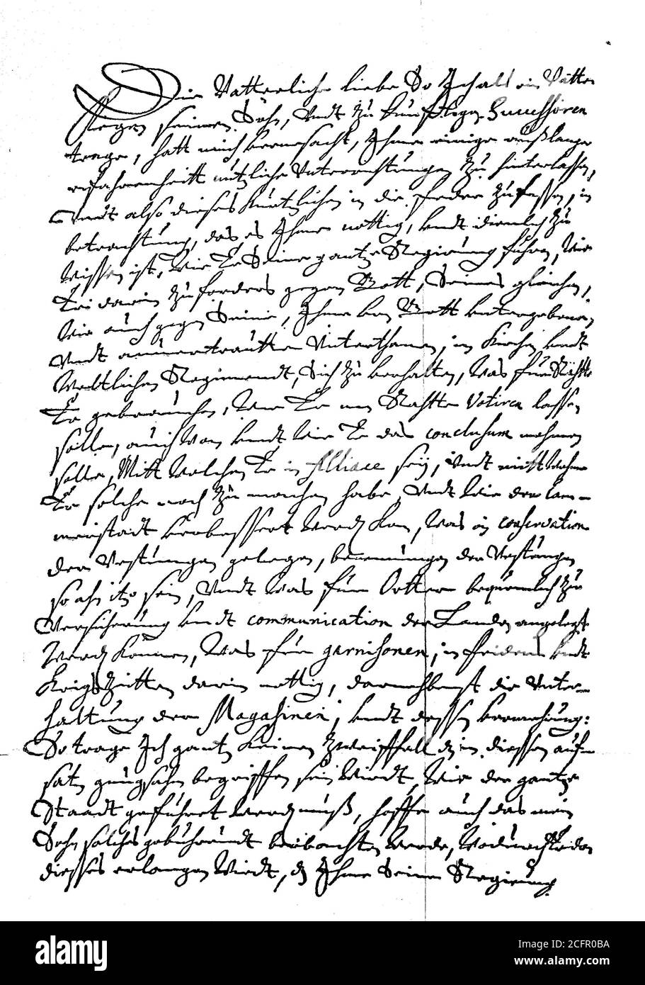 Paternal Admonition of the Elector Friedrich Wilhelm, May 19, 1667 Friedrich Wilhelm, February 16, 1620 - May 9, 1688, House of Hohenzollern was since 1640 Elector of Brandenburg and Duke of Prussia  /   Väterliche Ermahnung des Kurfürsten Friedrich Wilhelm, 19. Mai 1667, Friedrich Wilhelm, 16. Februar 1620 - 9. Mai 1688, Haus Hohenzollern war seit 1640 Kurfürst von Brandenburg und Herzog von Preußen, Historisch, historical, digital improved reproduction of an original from the 19th century / digitale Reproduktion einer Originalvorlage aus dem 19. Jahrhundert, Stock Photo