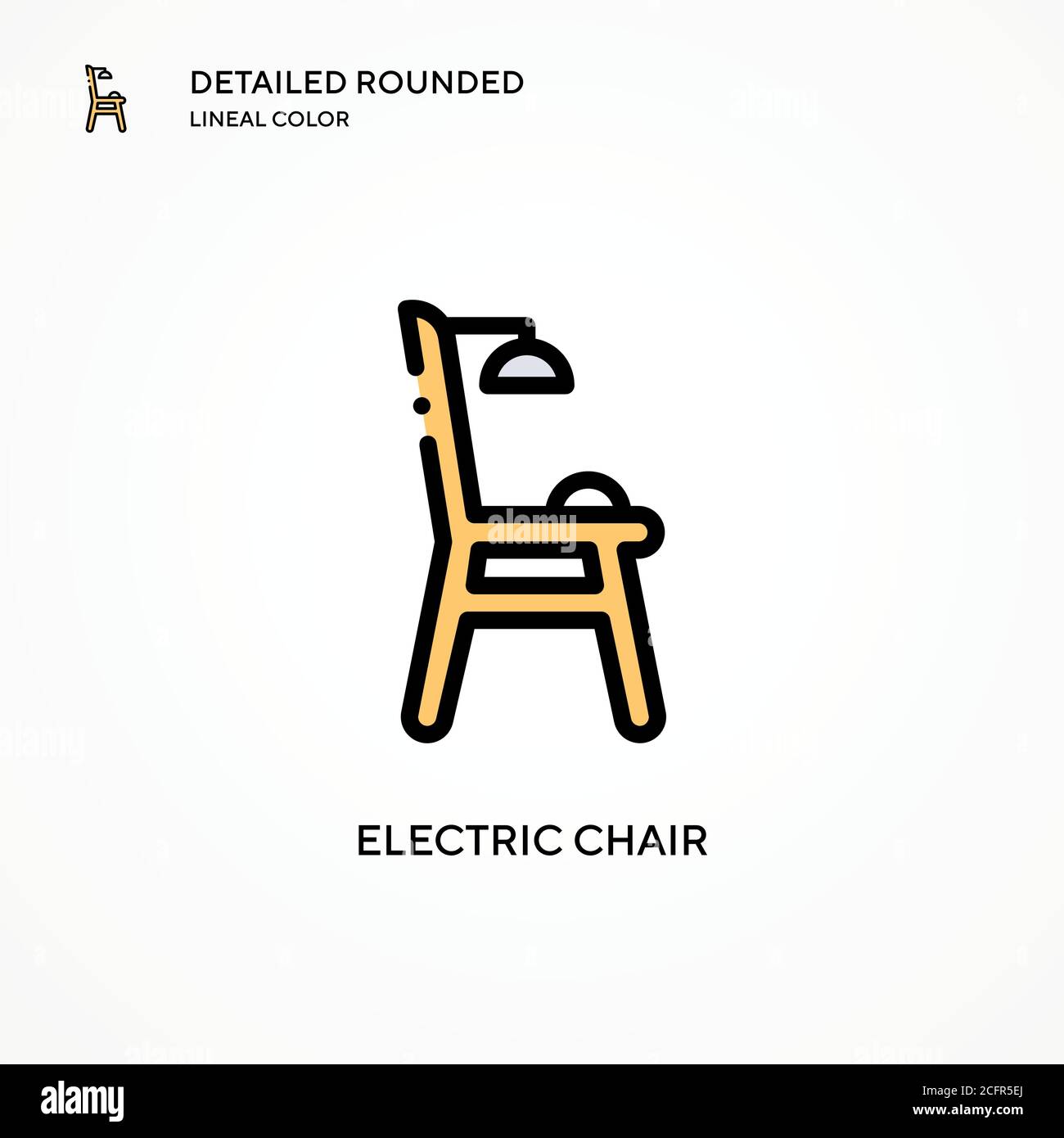 Electric chair execution Stock Vector Images Alamy