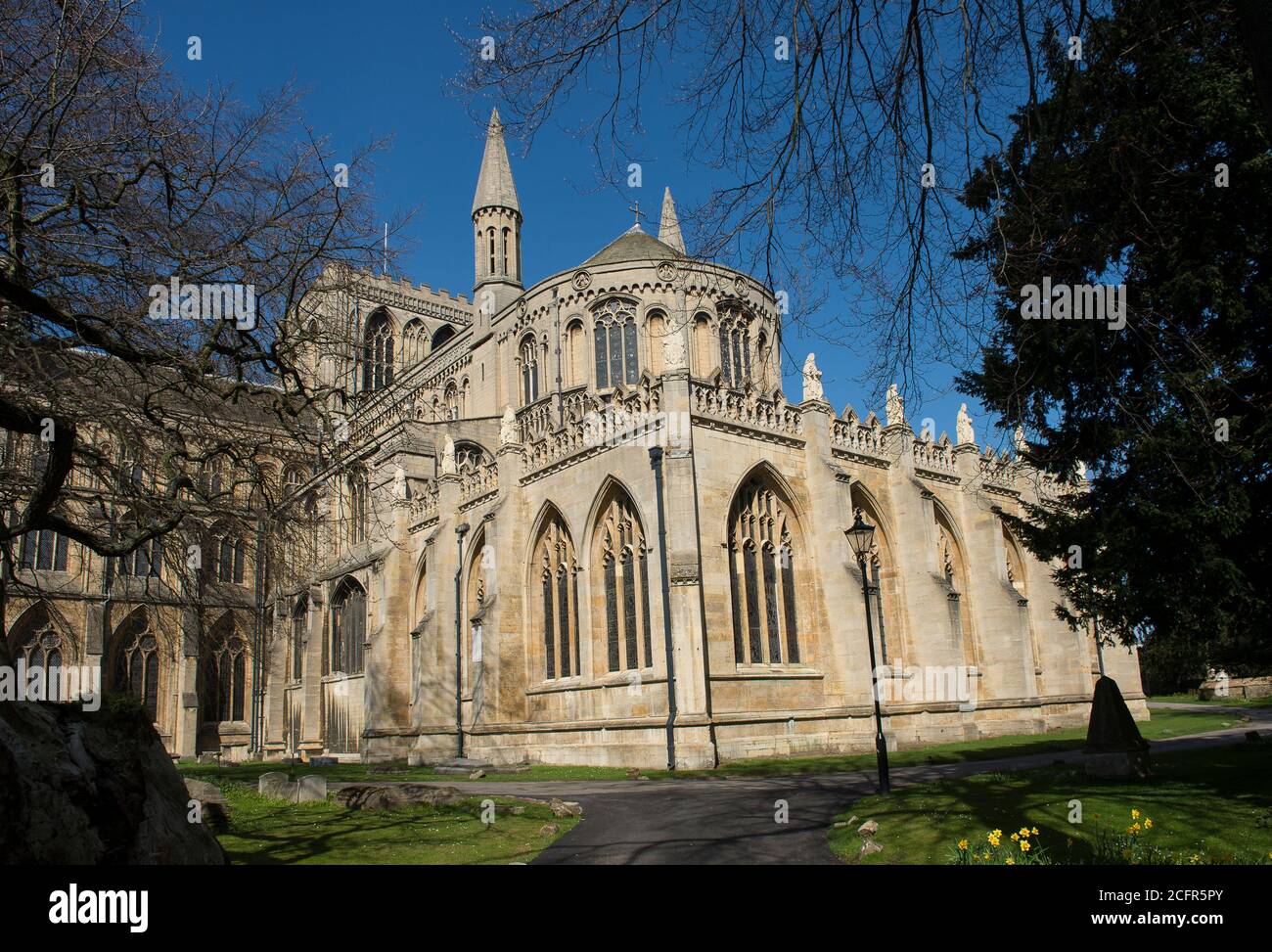 Peterborough Cathedral, Cambridgeshire, England Stock Photo - Alamy