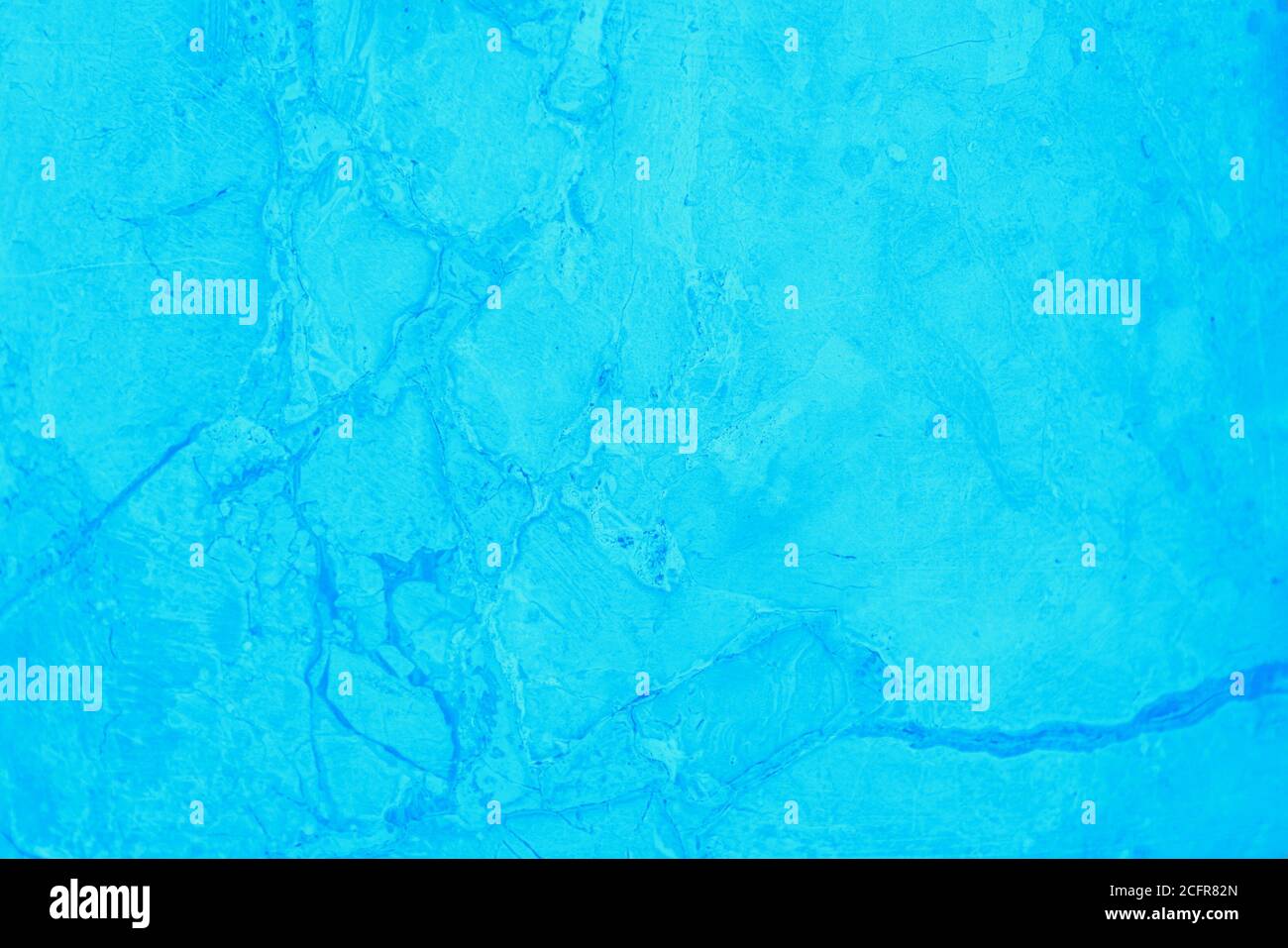 Turquoise wall with marble pattern. Stone surface texture background Stock Photo