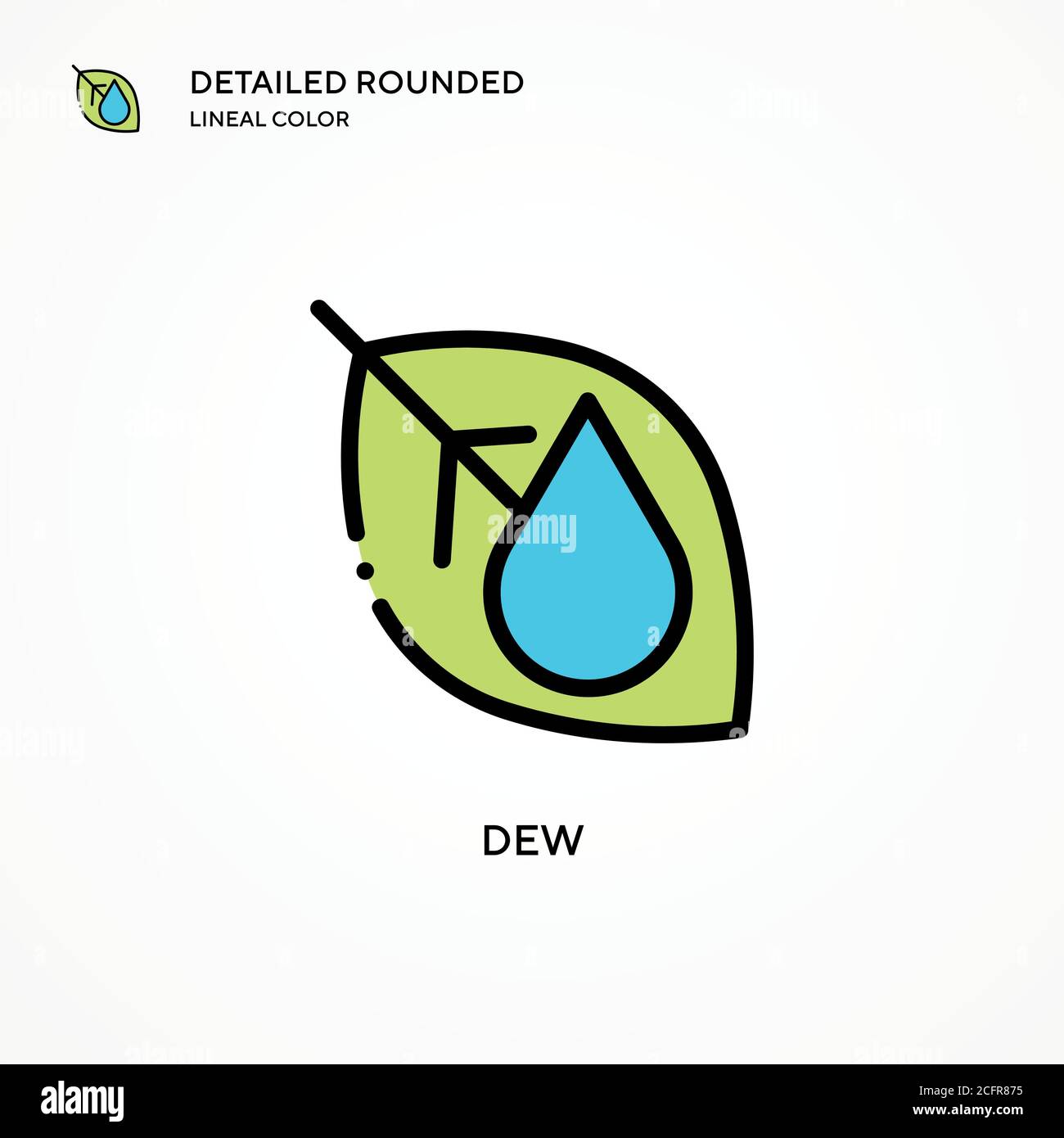 Dew vector icon. Modern vector illustration concepts. Easy to edit and ...