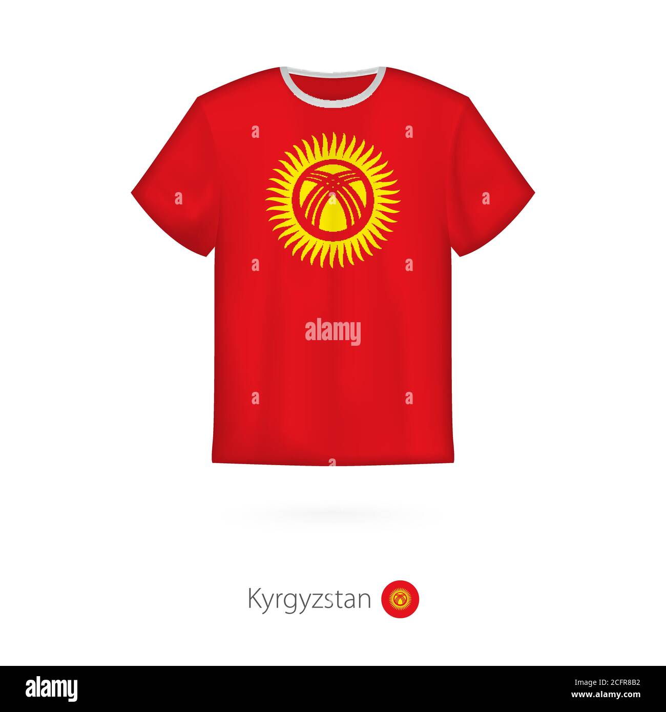Kyrgyzstan Flag Heritage Shirt