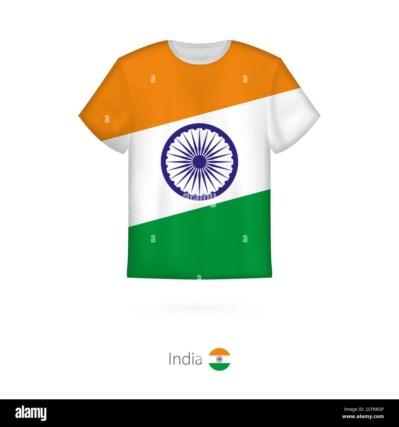 T-shirt design with flag of India. T-shirt vector template Stock Vector  Image & Art - Alamy