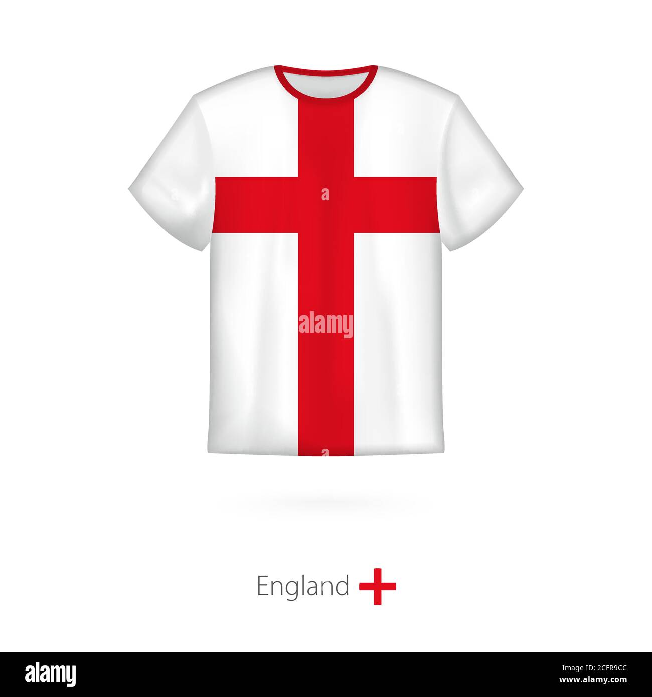 T-shirt design with flag of England. T-shirt vector template Stock ...