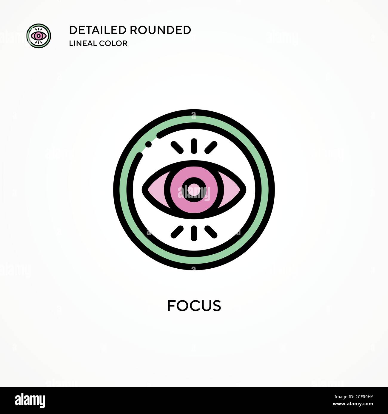 Eyeglasses focused Stock Vector Images - Alamy