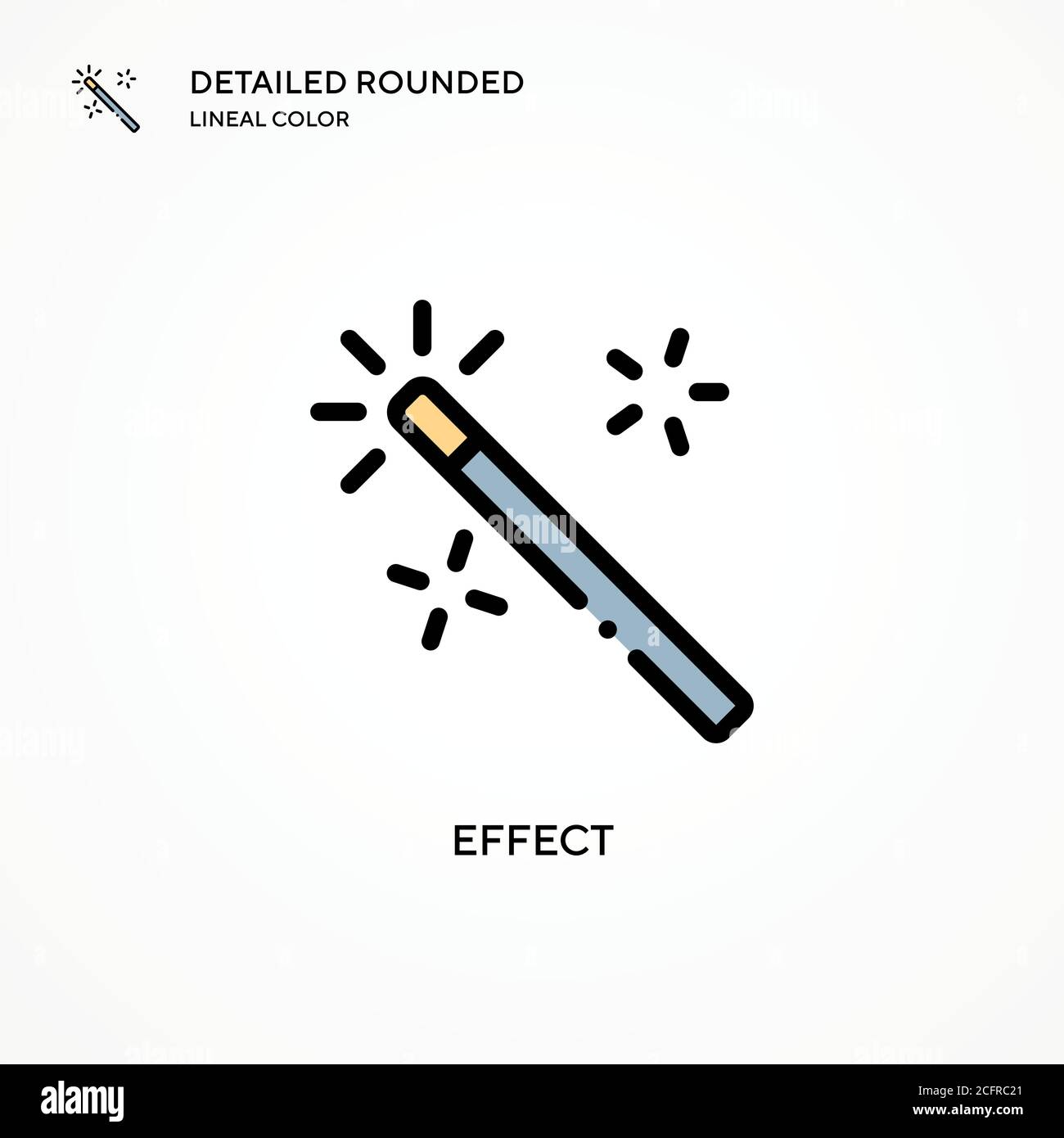 Effect vector icon. Modern vector illustration concepts. Easy to edit ...