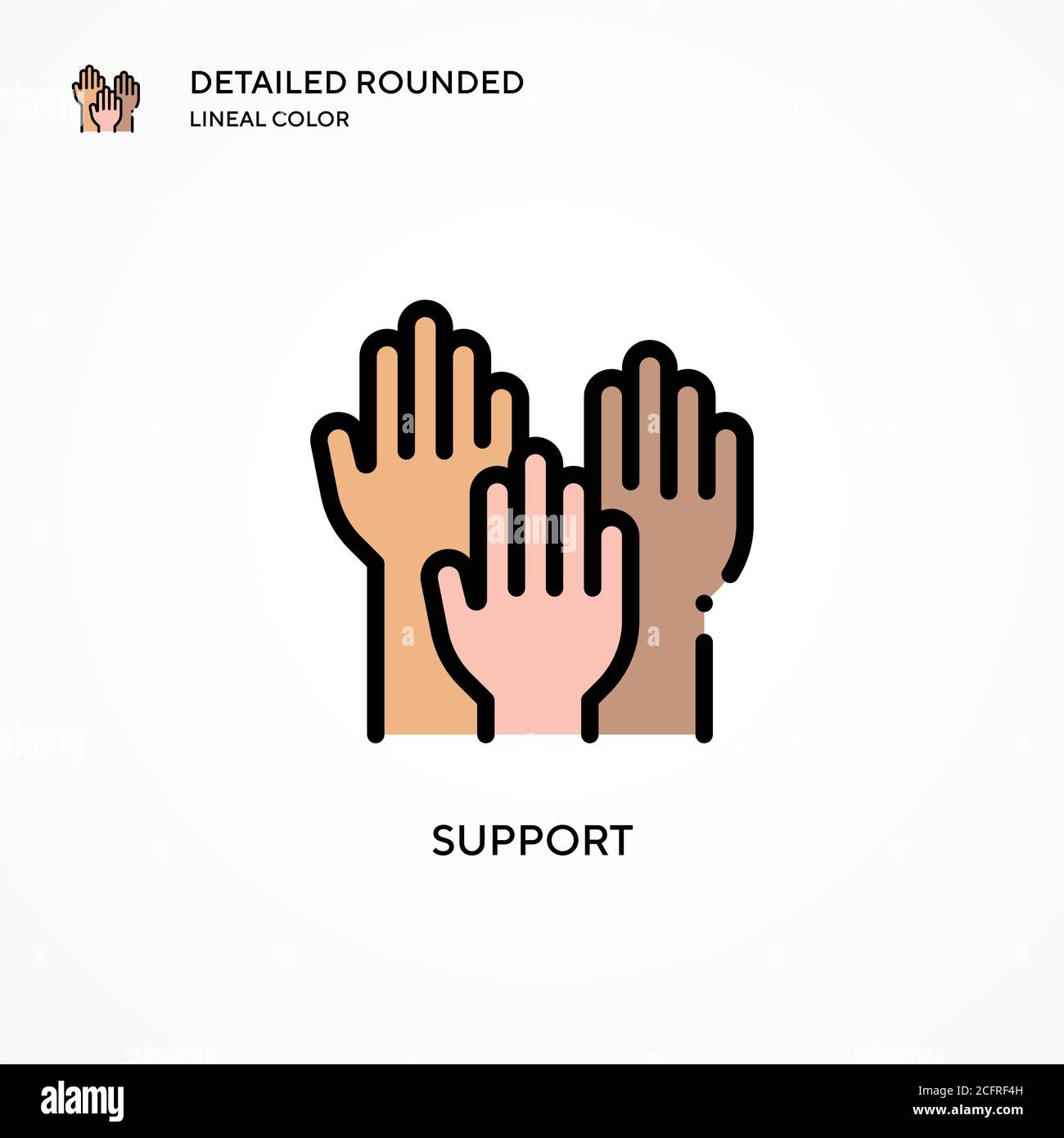 Support vector icon. Modern vector illustration concepts. Easy to edit ...