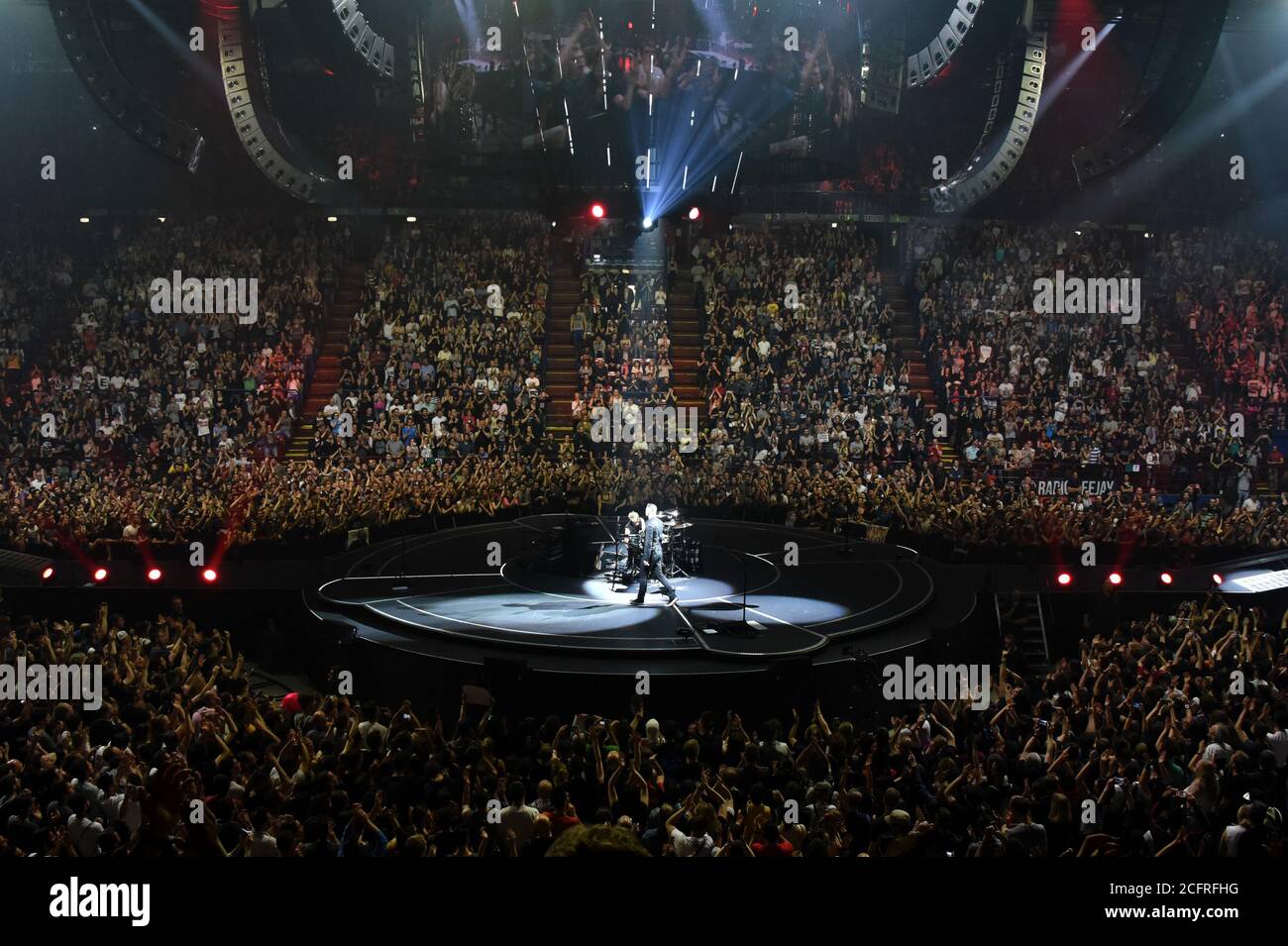 Milan Italy , 14/05/16 : Live concerto of the Muse at the Mediolanum Forum  Assago Stock Photo - Alamy