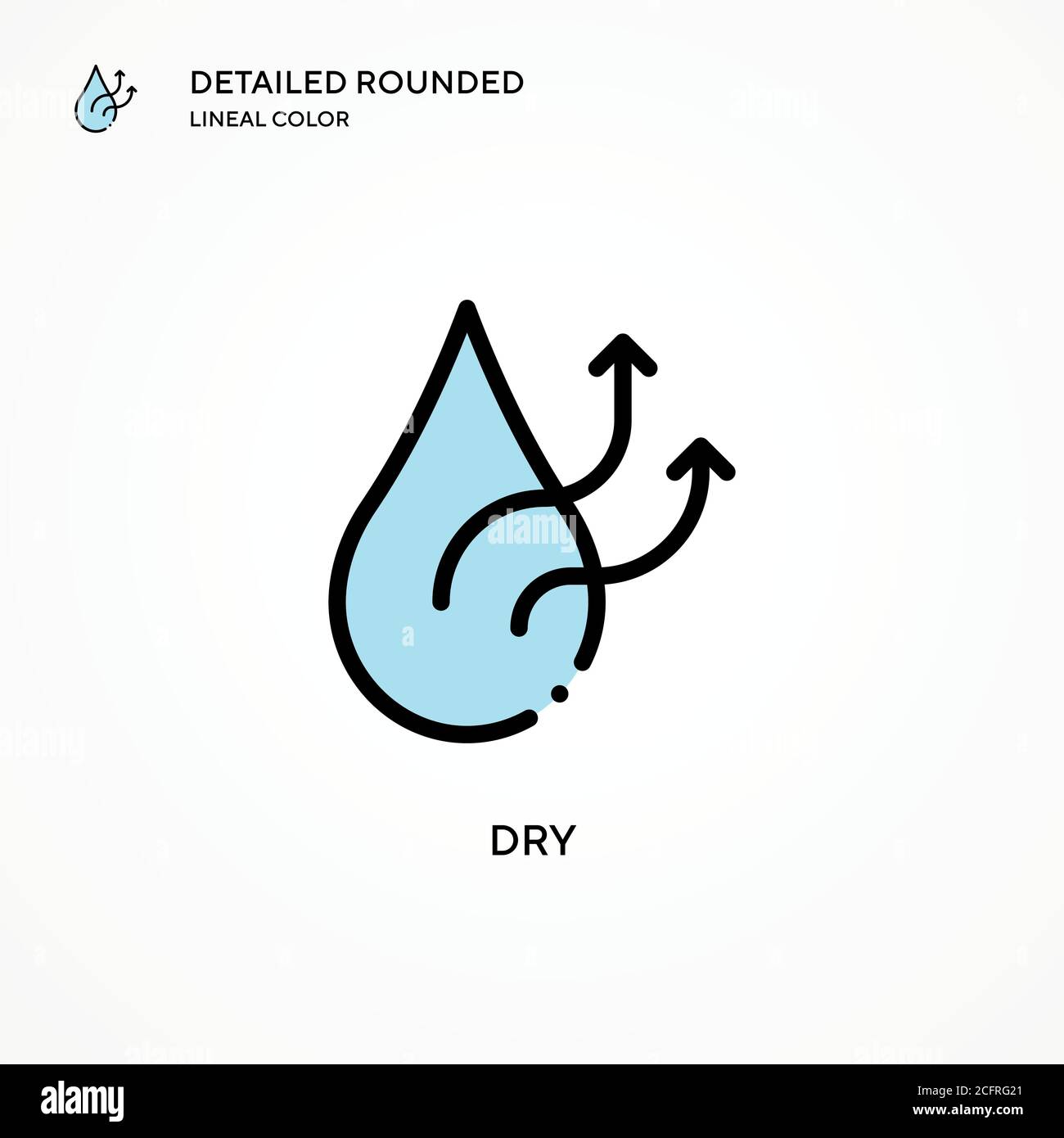 Dry vector icon. Modern vector illustration concepts. Easy to edit and ...