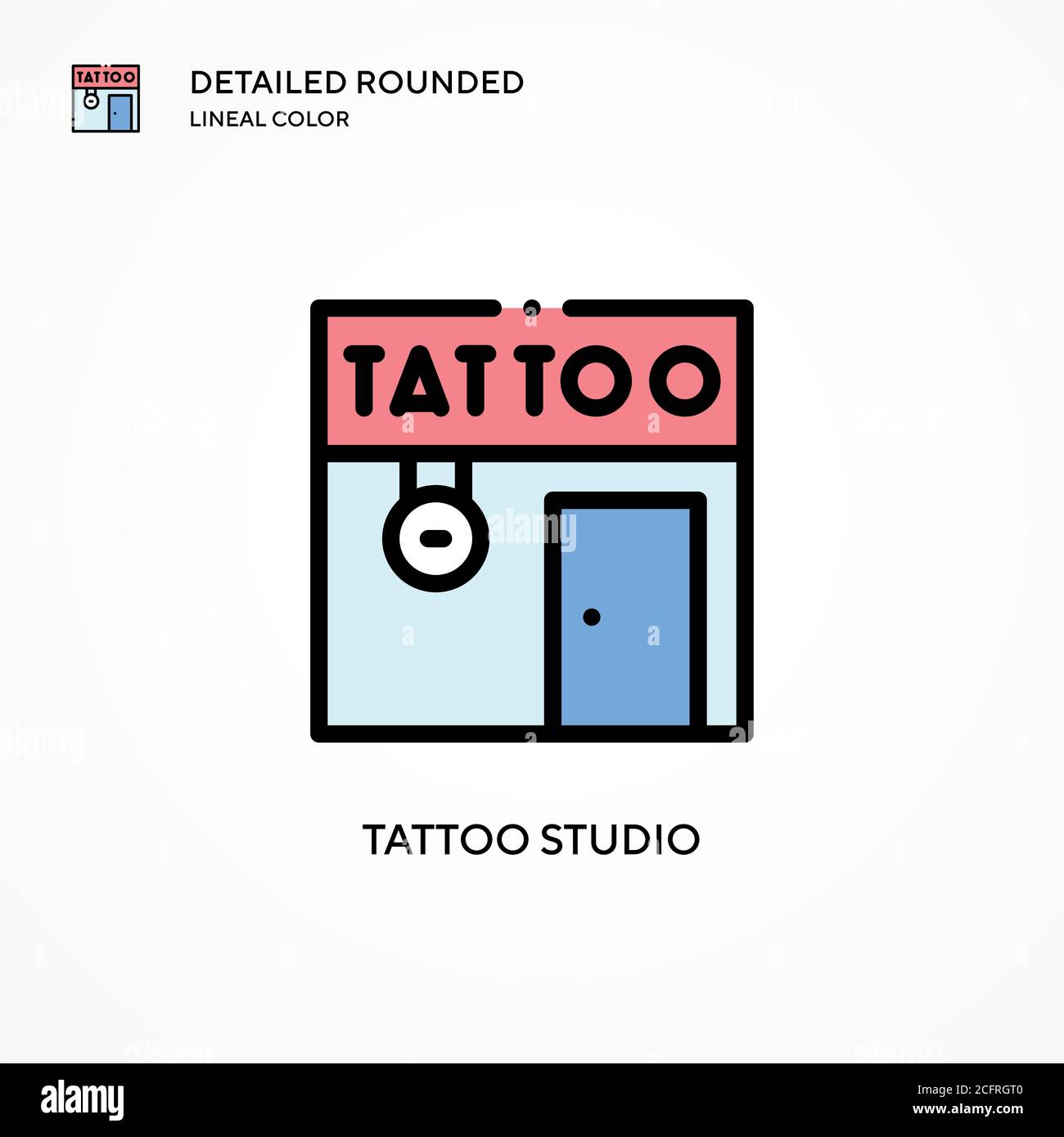 Tattooist shop sign Stock Vector Images - Alamy