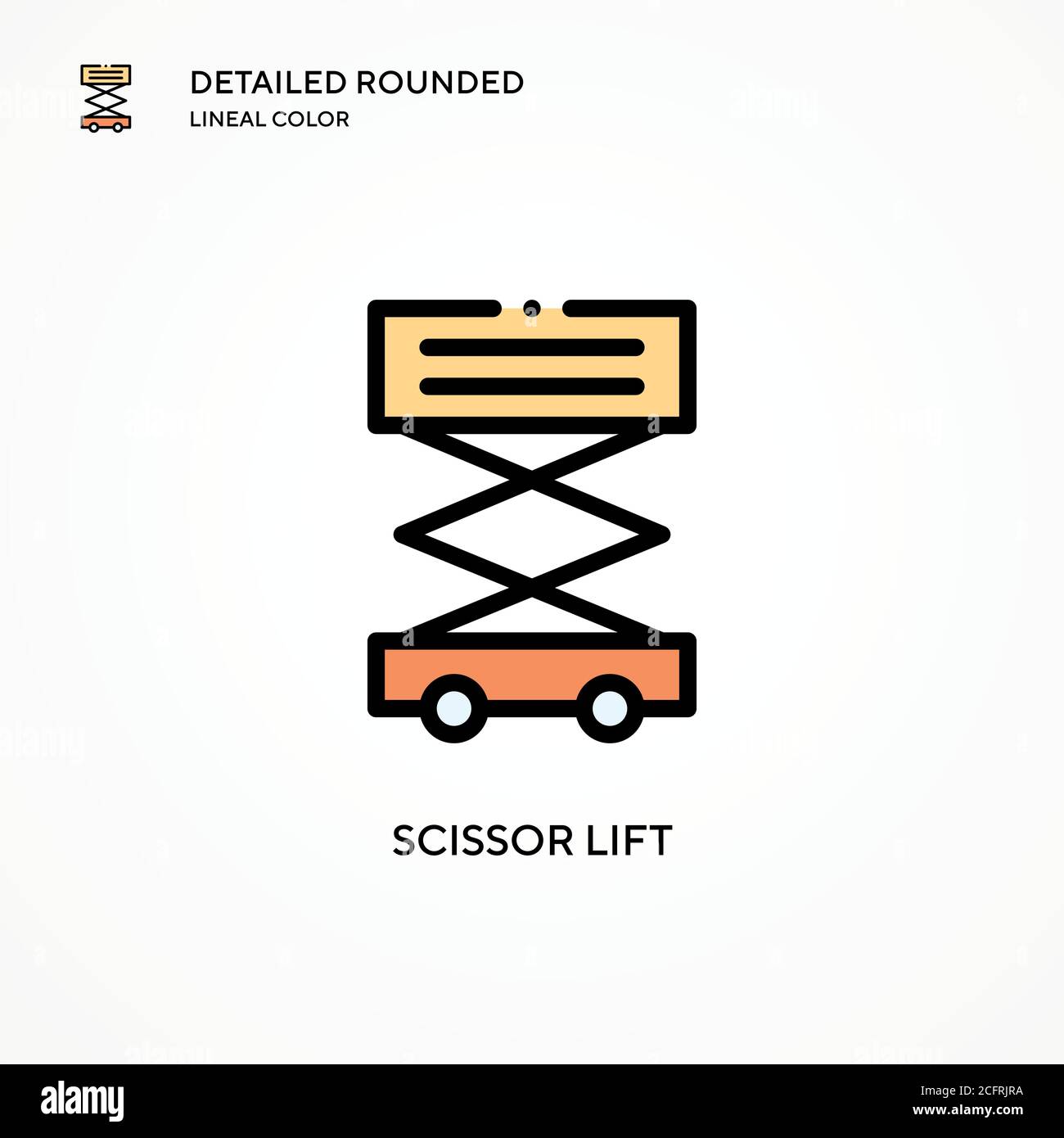 Hydraulic lifter Stock Vector Images - Alamy