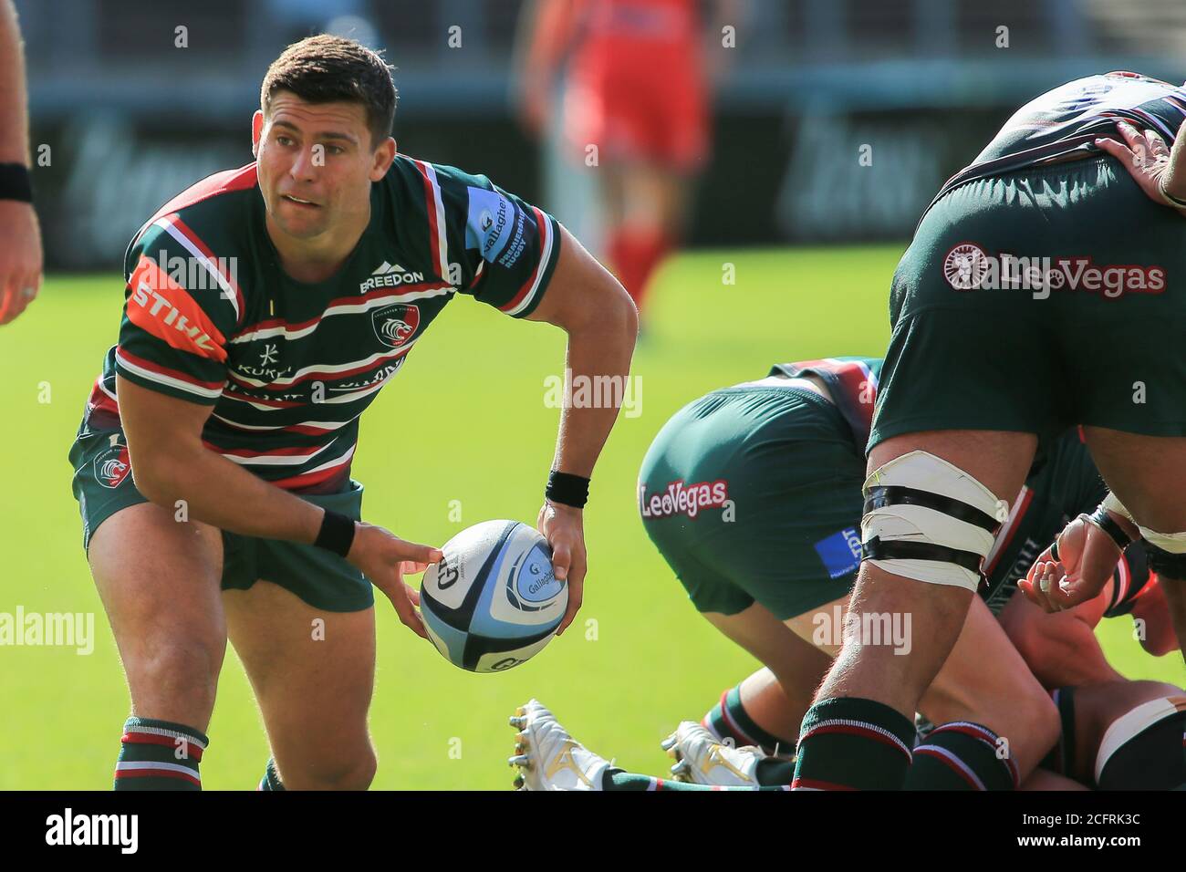 Ben Young of Leicester Tigers during the English championship Gallagher ...