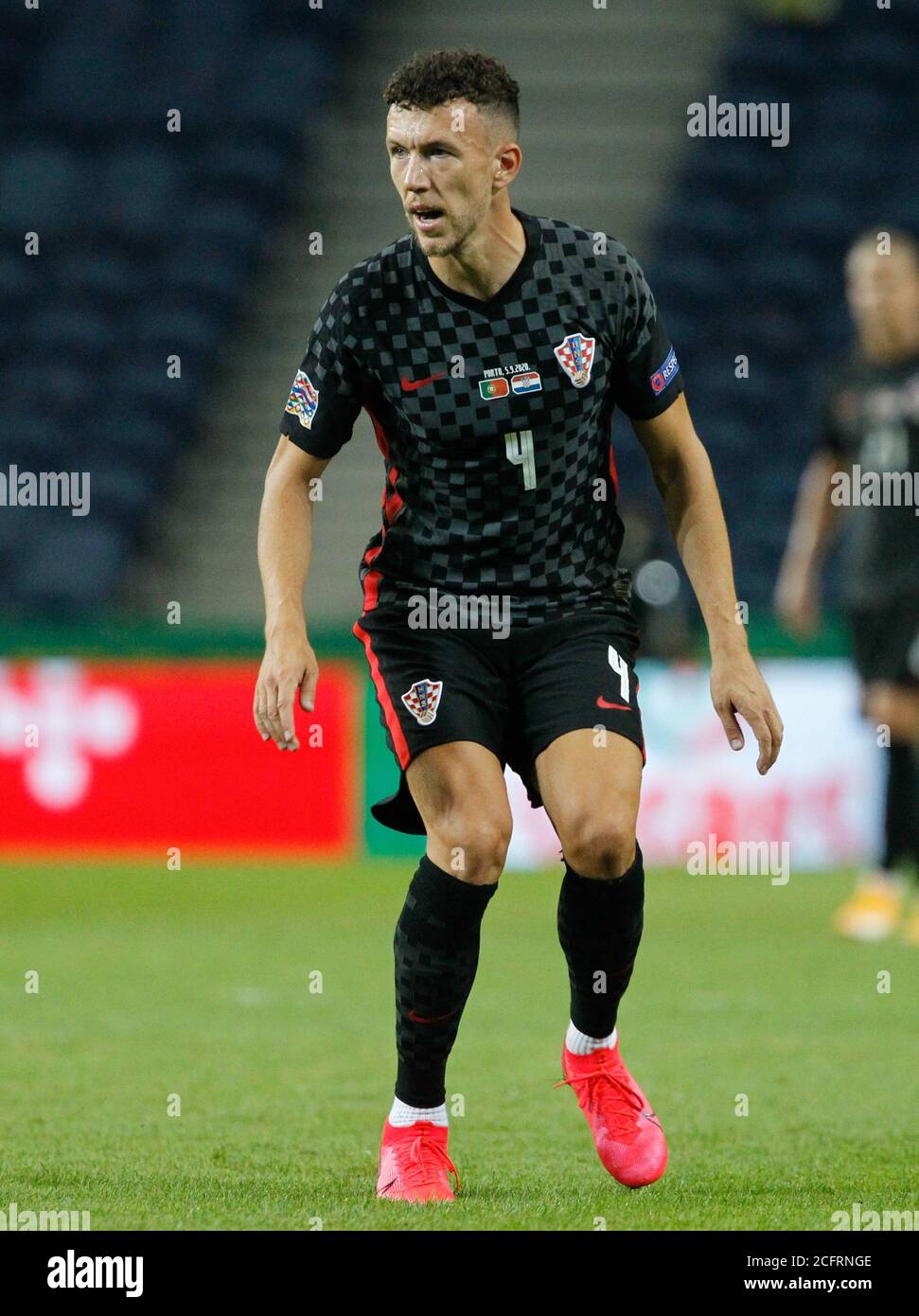 Ivan Perisic of Croatia during the UEFA Nations League Group A3 football match between Portugal and Croatia on September 5, 2020 at the Estadio do Dra Stock Photo
