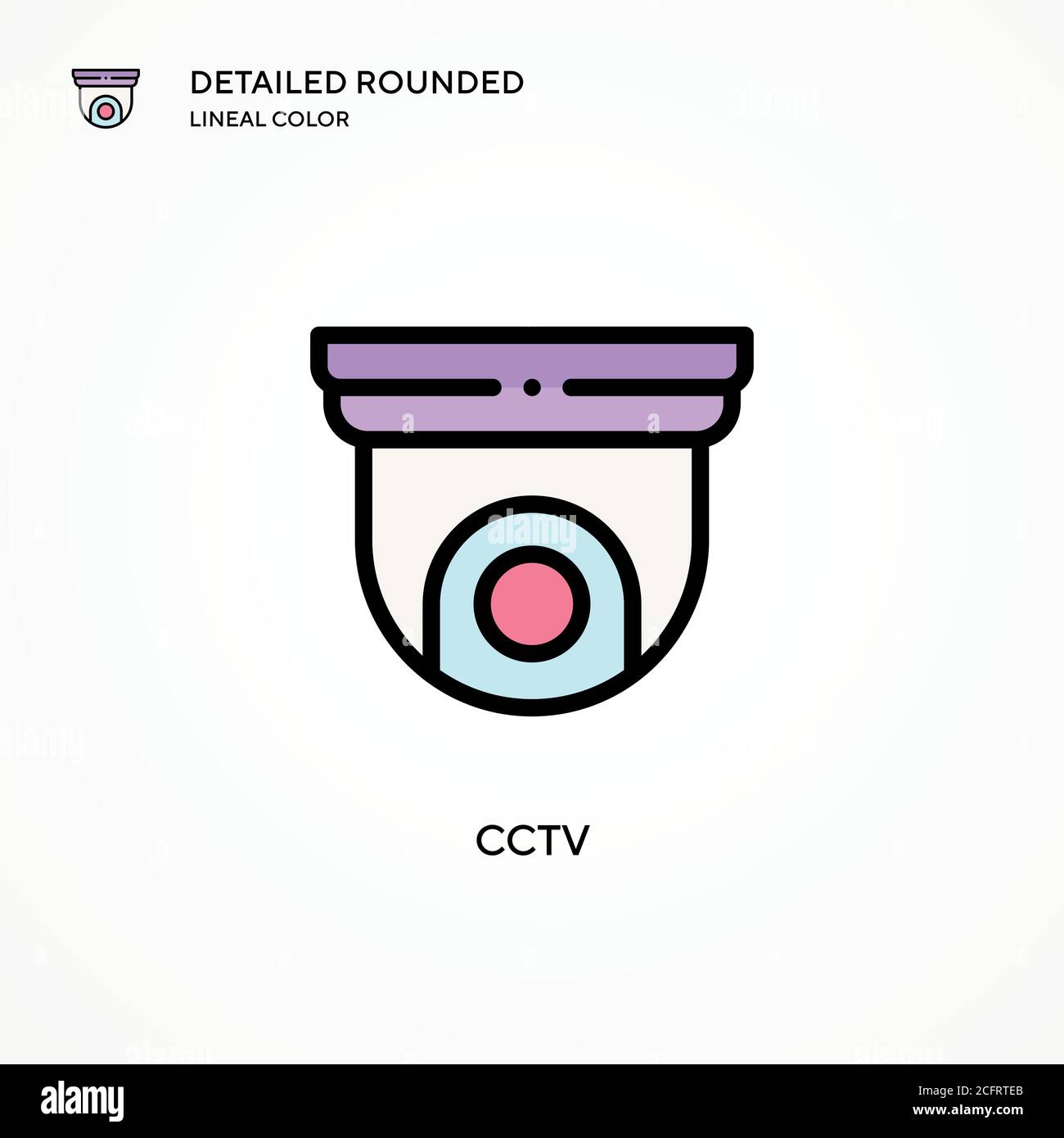 Cctv vector icon. Modern vector illustration concepts. Easy to edit and ...