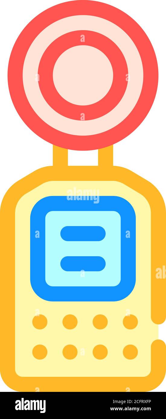 light meter measuring equipment color icon vector illustration Stock ...