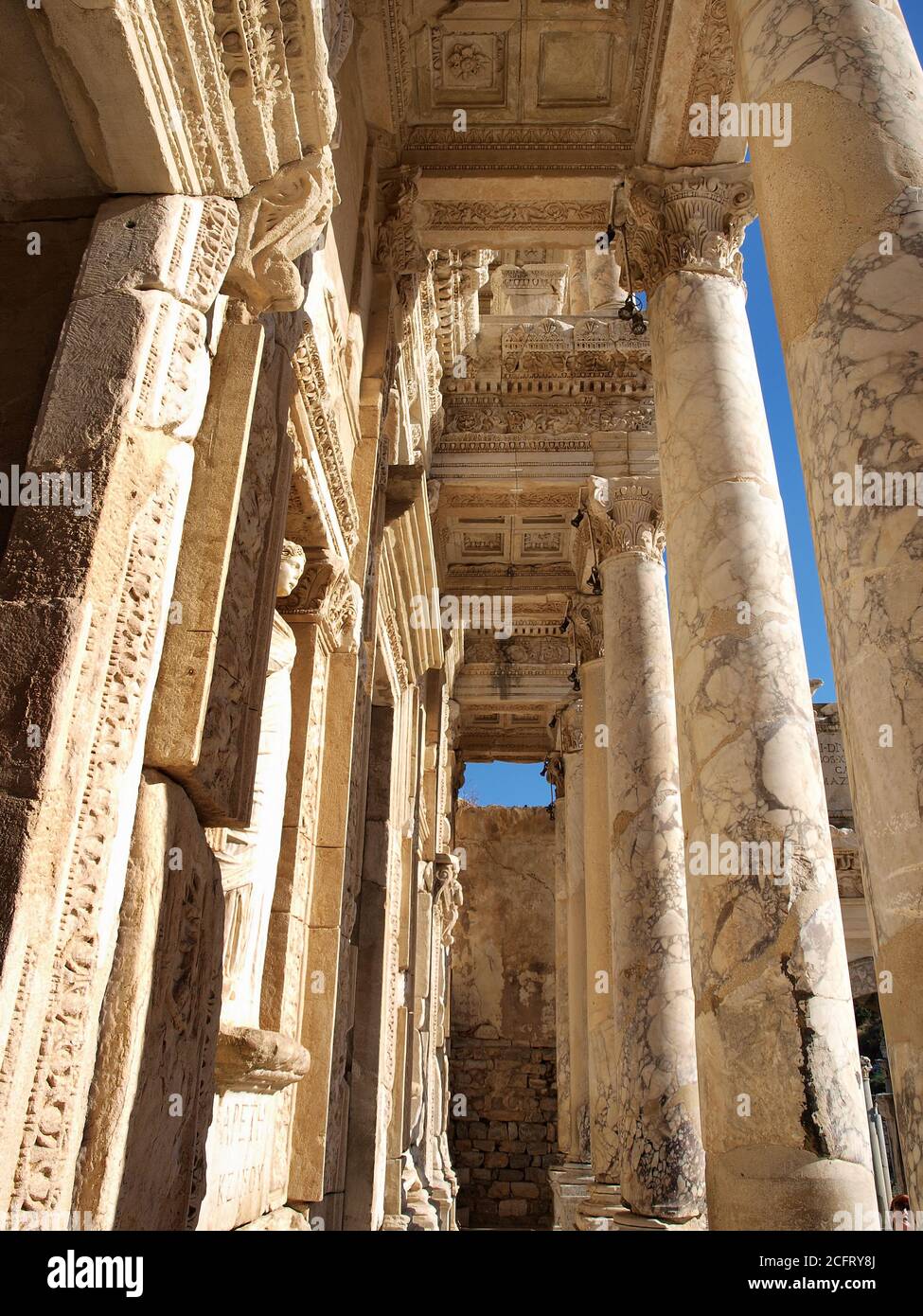 Efes Ruins Hallway Stock Photo