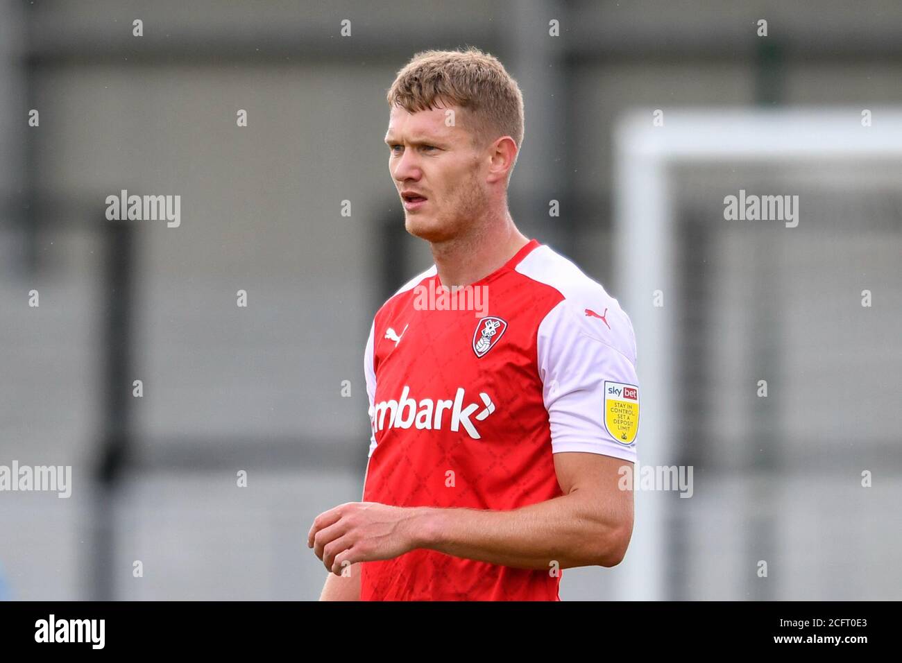 Michael Smith (24) of Rotherham United in action during the game Stock ...