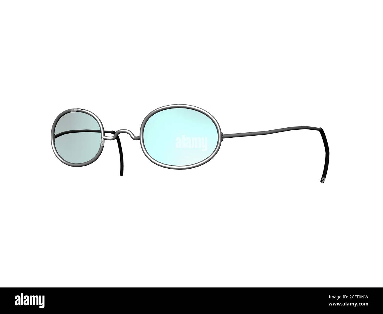 Round glasses Stock Photo