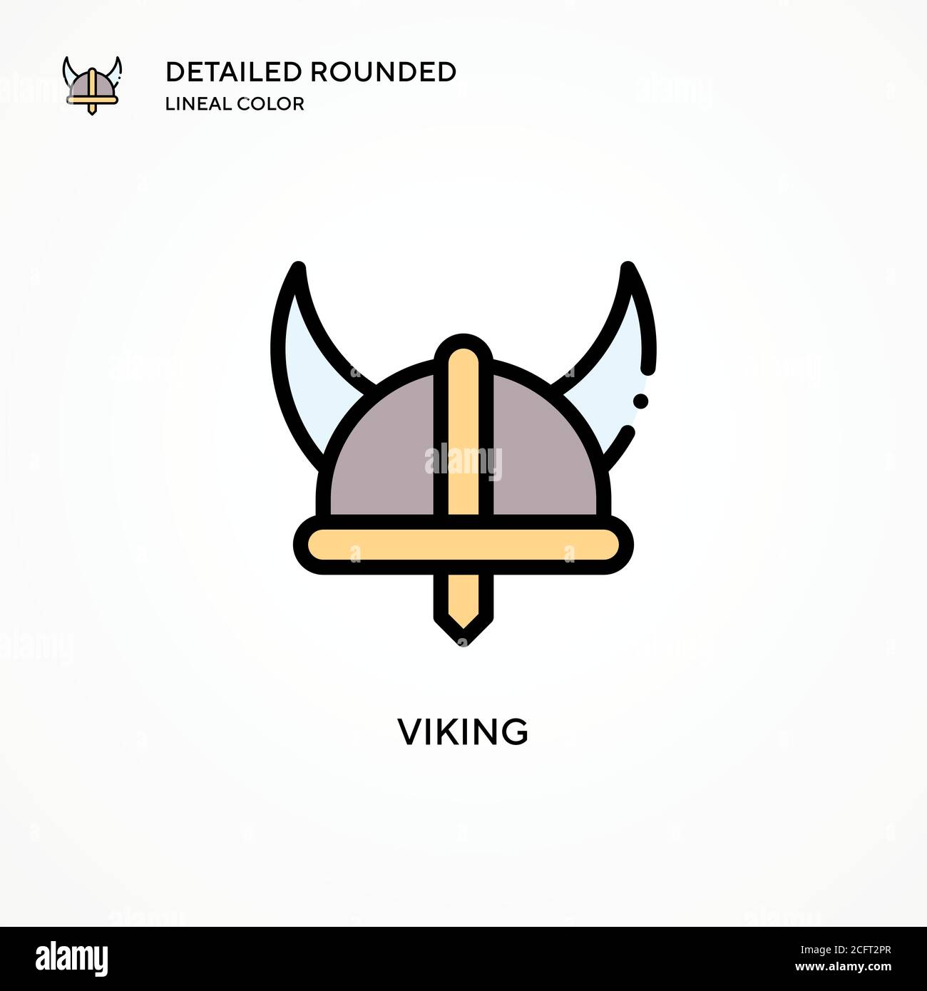 Viking vector icon. Modern vector illustration concepts. Easy to edit ...
