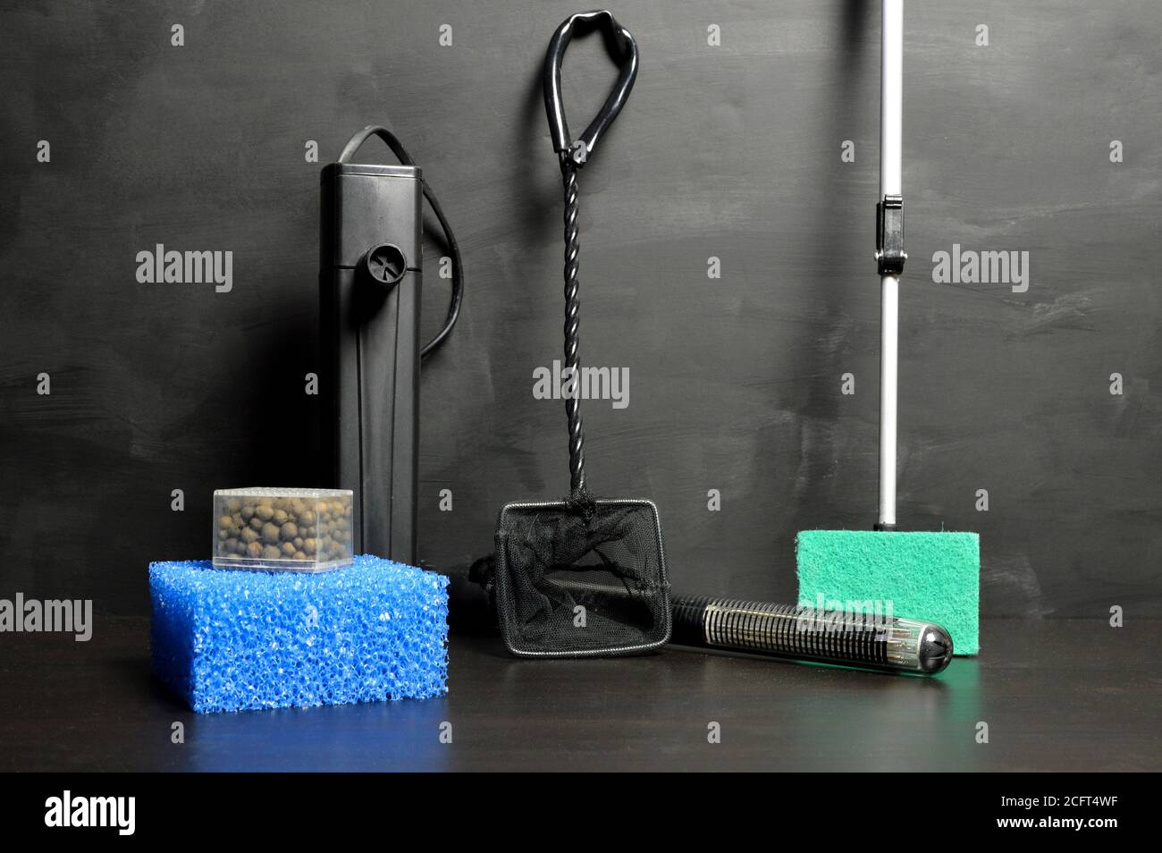 Aquarium filter with accessories for aquarium fish Stock Photo Alamy