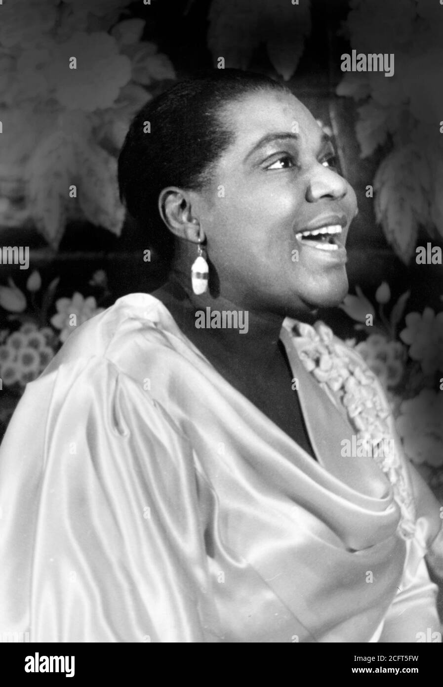 Bessie Smith (1894-1937), portrait of the American blues singer, 1936 Stock Photo