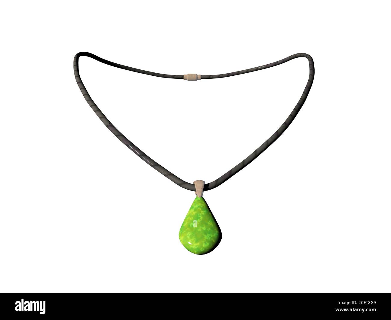 necklace With gem stone Stock Photo Alamy