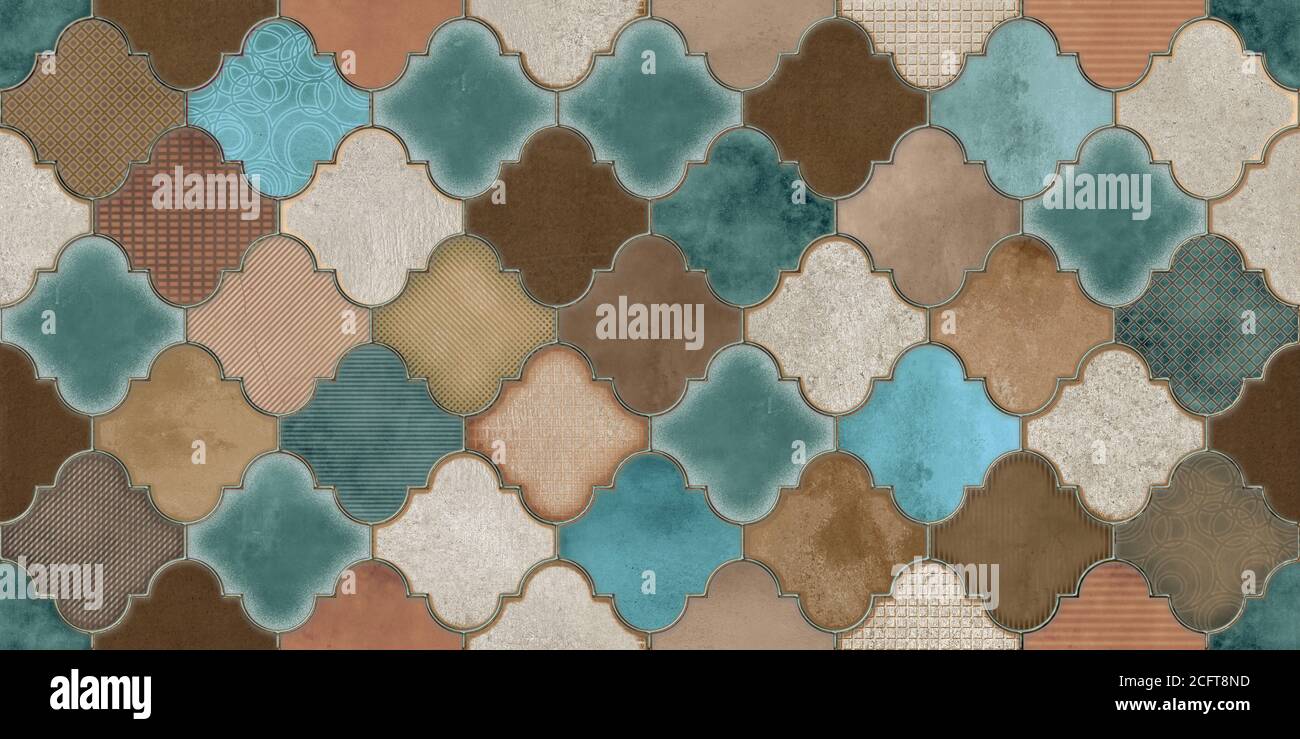 islamic pattern. colorful pattern background Stock Photo