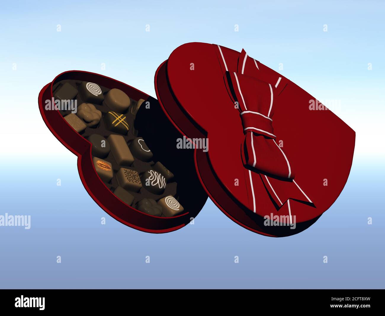 Konfekt in Verpackung Stock Photo