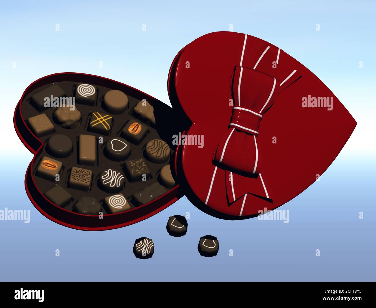 Konfekt in Verpackung Stock Photo