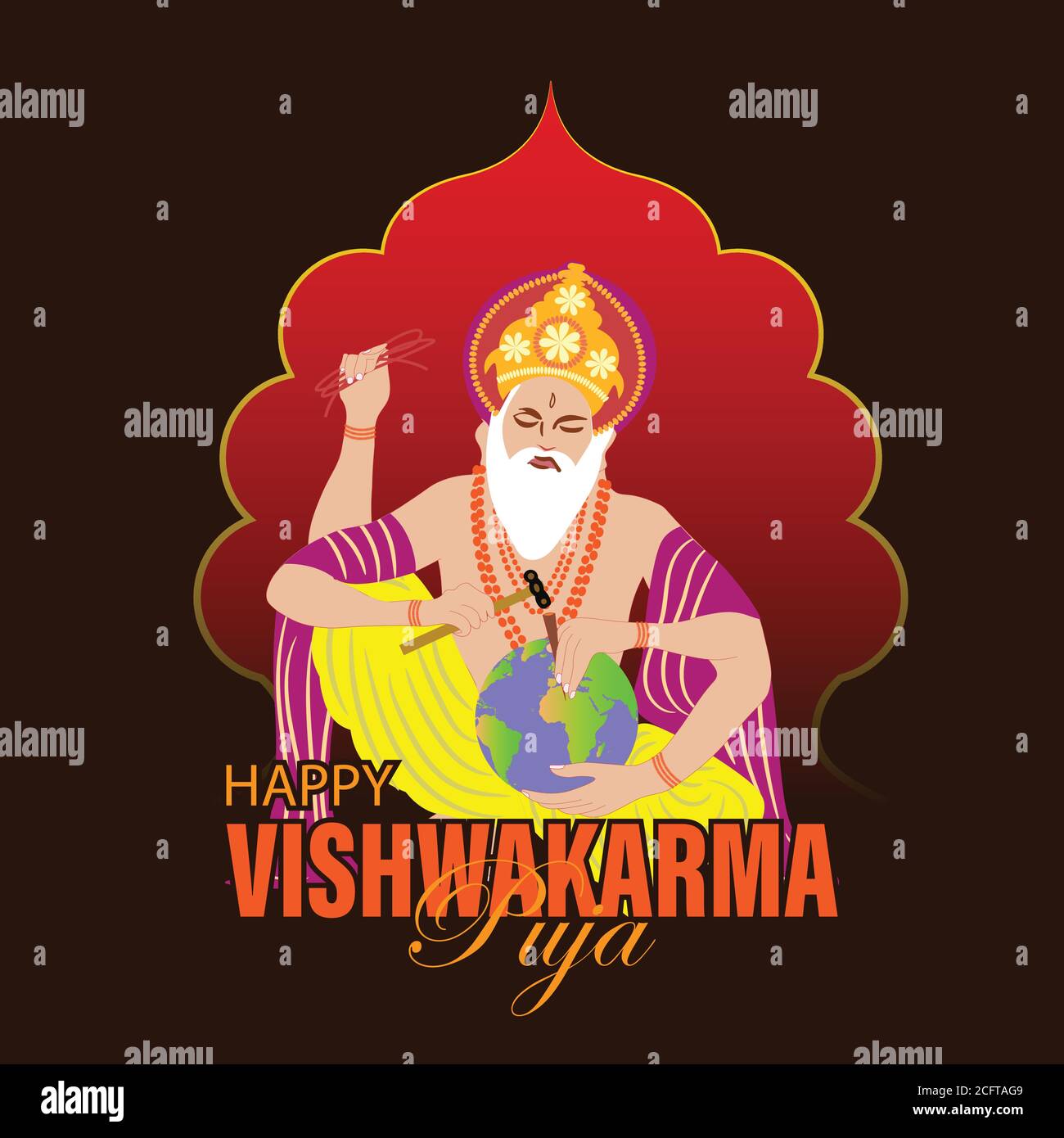 Vishwakarma God of Hindus, who is believed to be the architect of ...