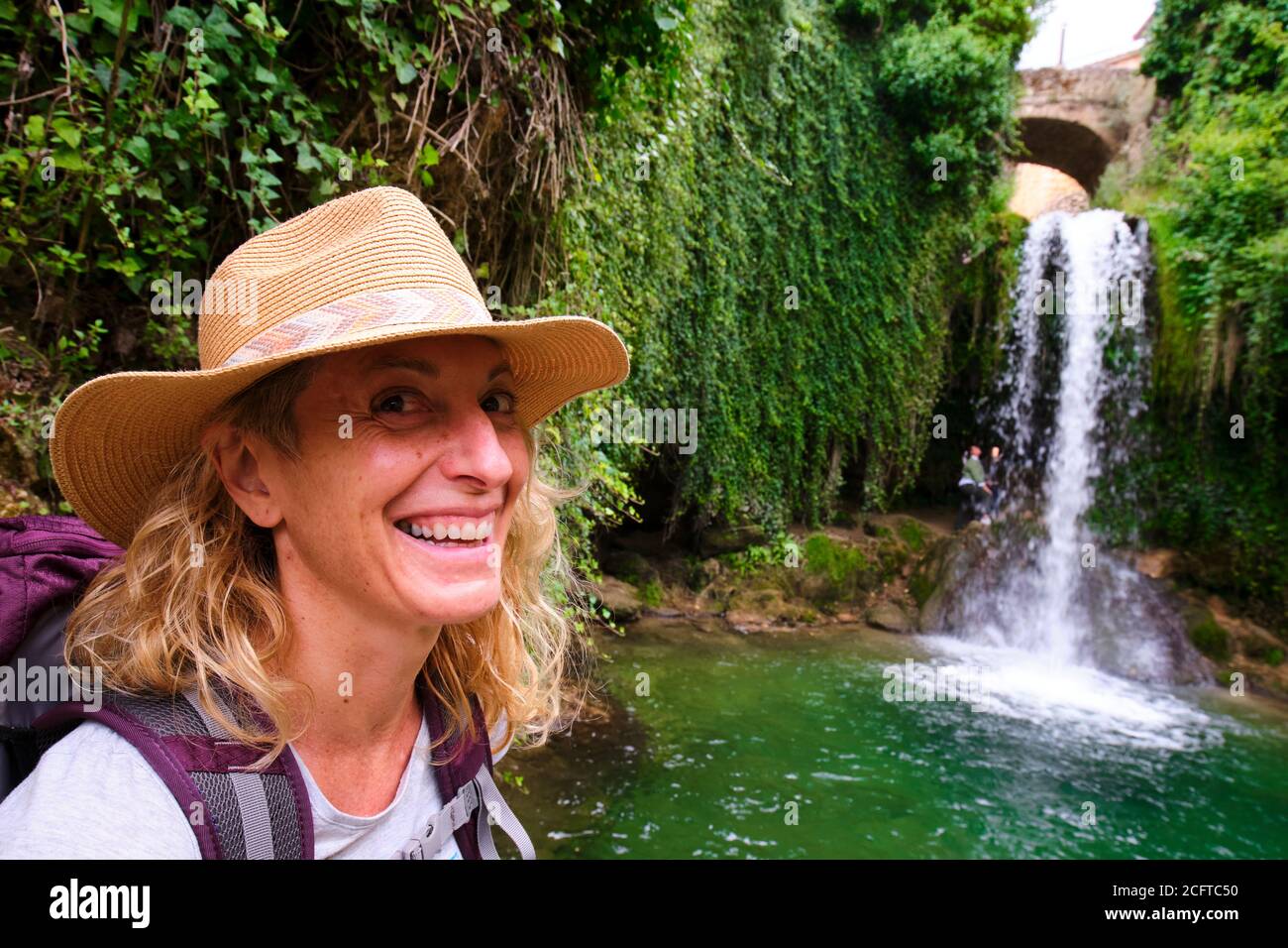Mature woman hiker hi-res stock photography and images - Alamy