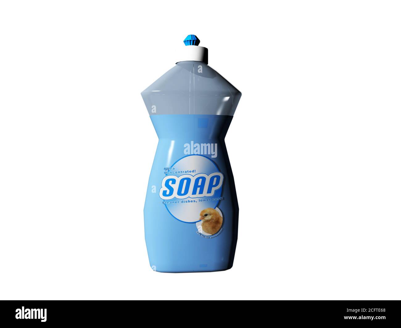 Soap bottle Stock Photo