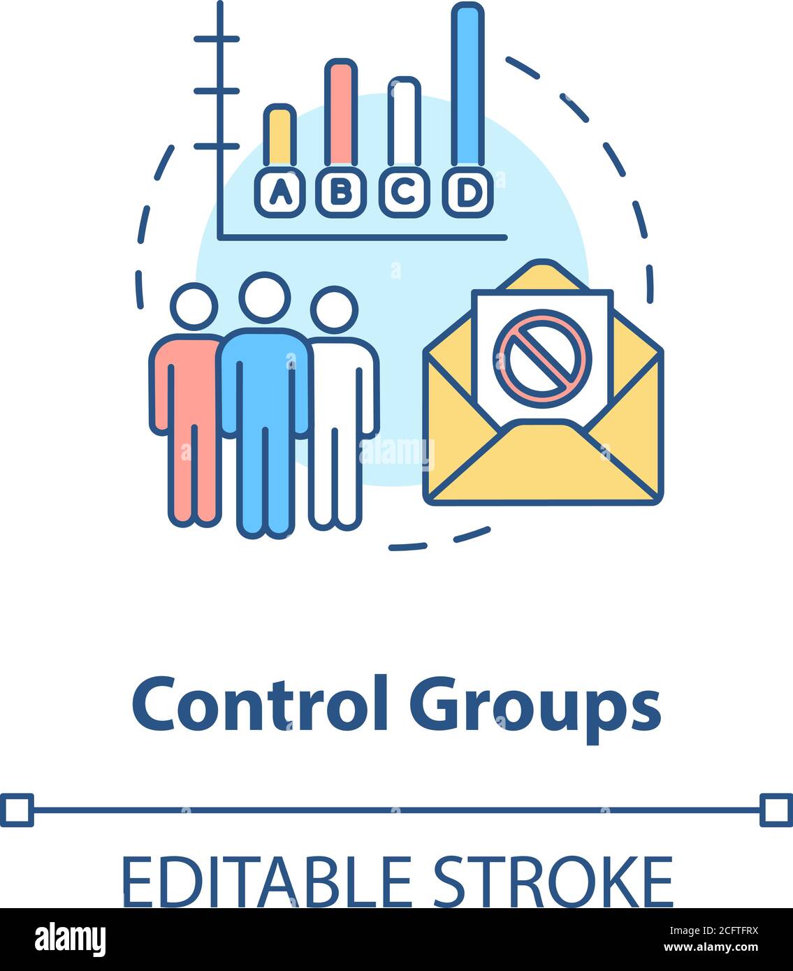 Control groups concept icon Stock Vector Image & Art - Alamy