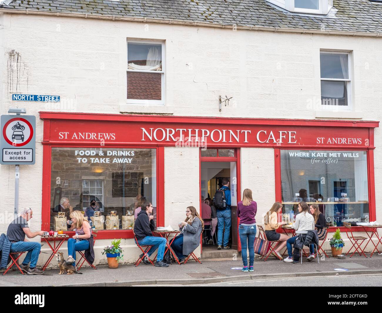 North point cafe st andrews hi-res stock photography and images - Alamy