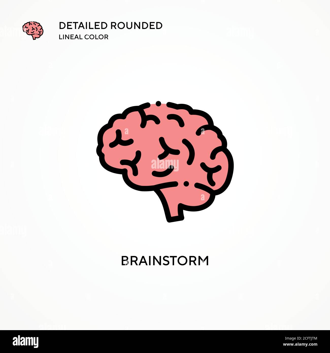 Brainstorm vector icon. Modern vector illustration concepts. Easy to ...