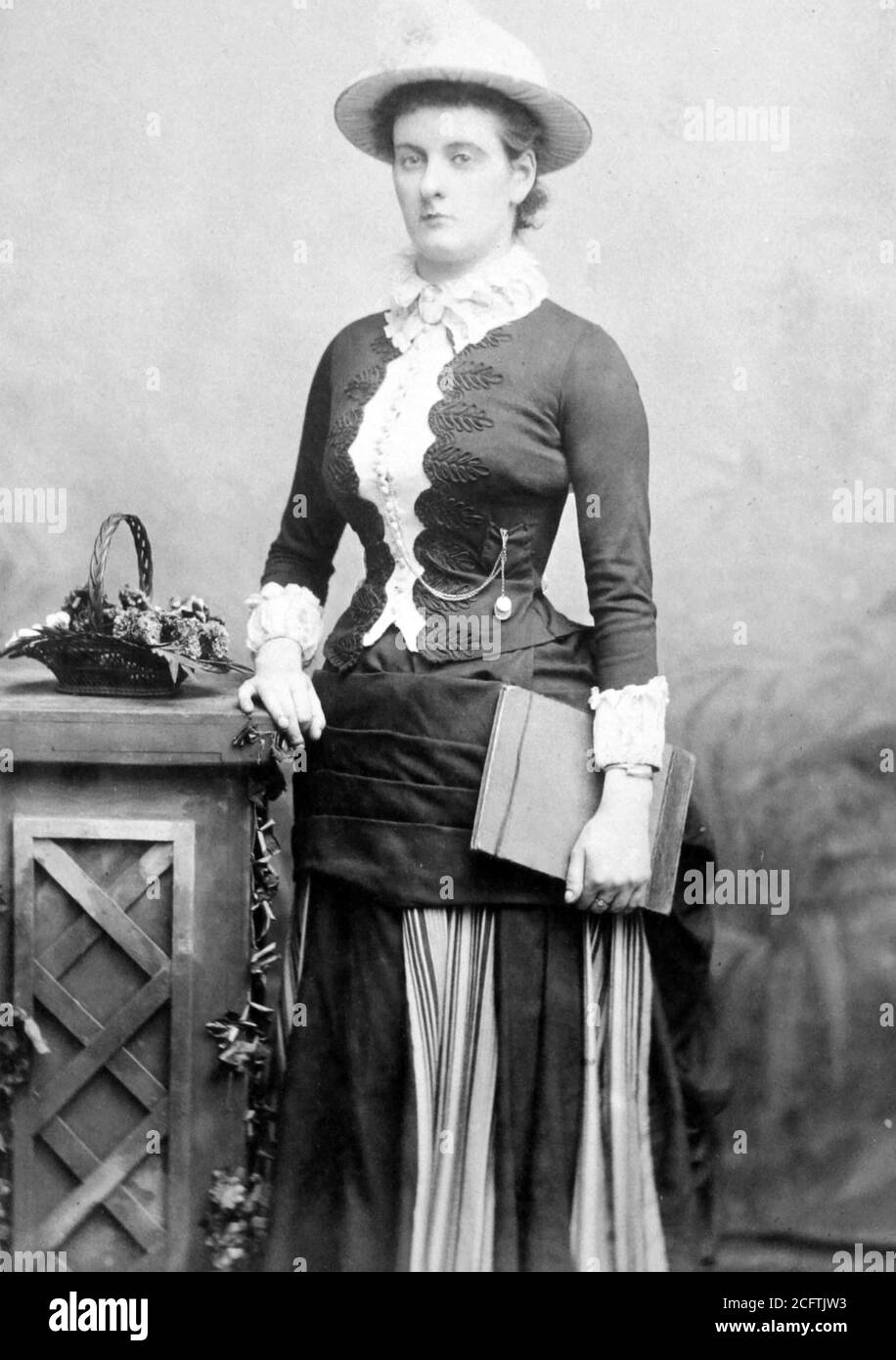 MARGARET FOUNTAINE (1862-1940) English lepidopterist Stock Photo