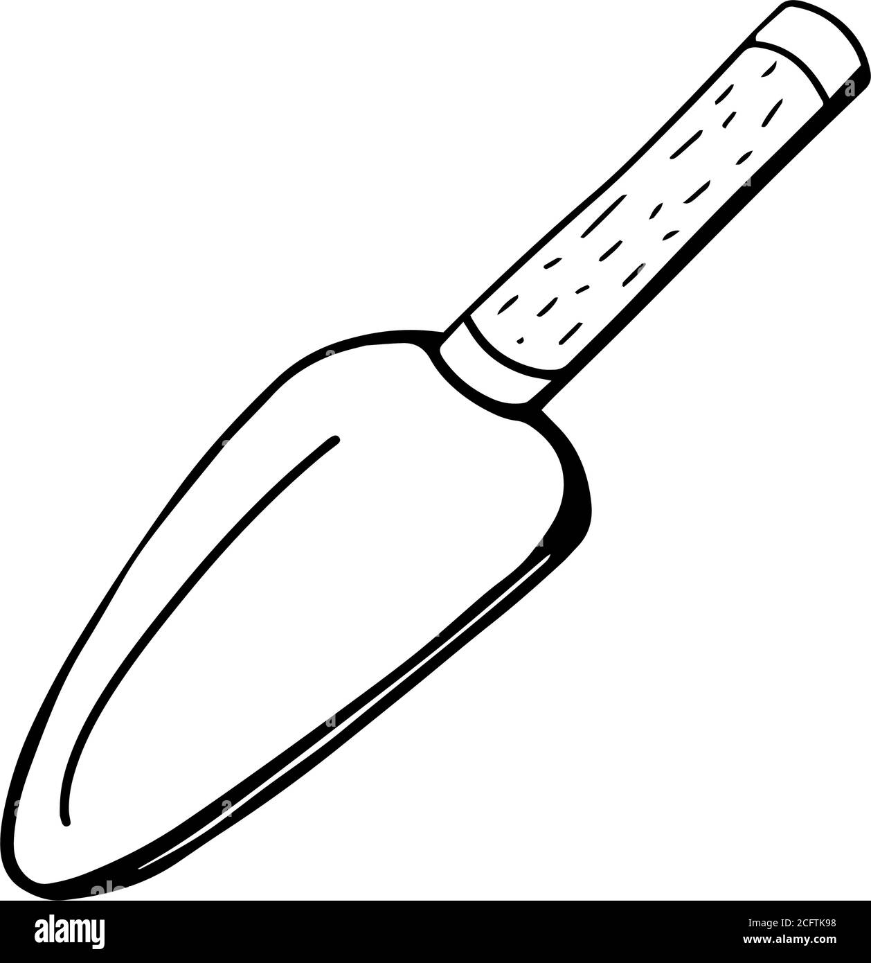 Garden shovel.Garden scoop.a tool for digging Stock Vector Image & Art