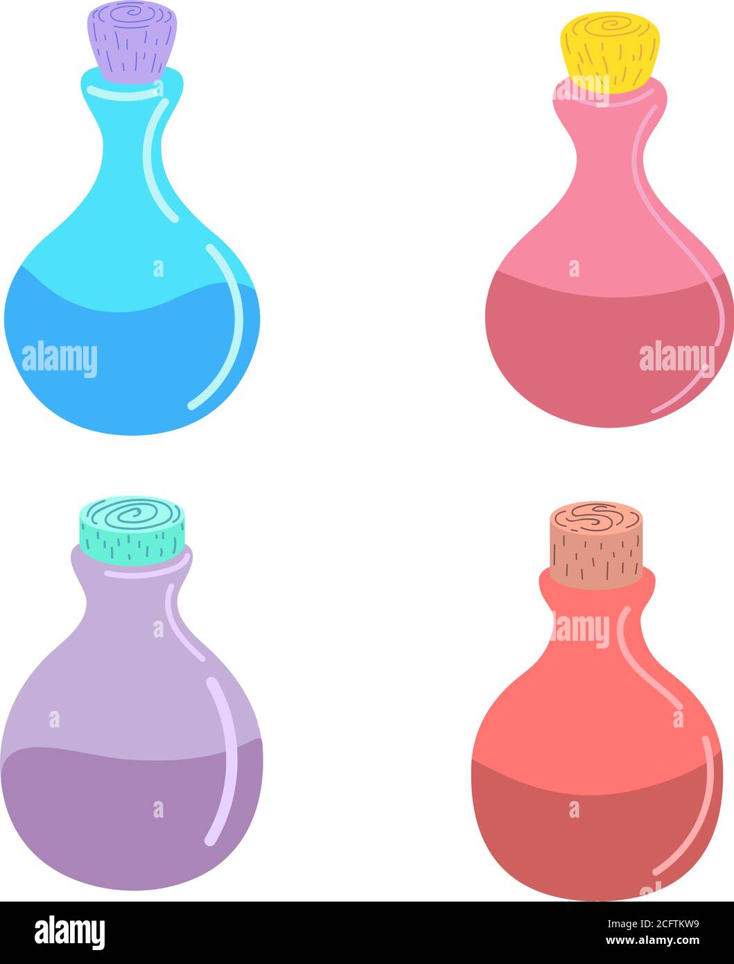 Set of magic potion. Elixir, antidote Stock Vector Image & Art Alamy