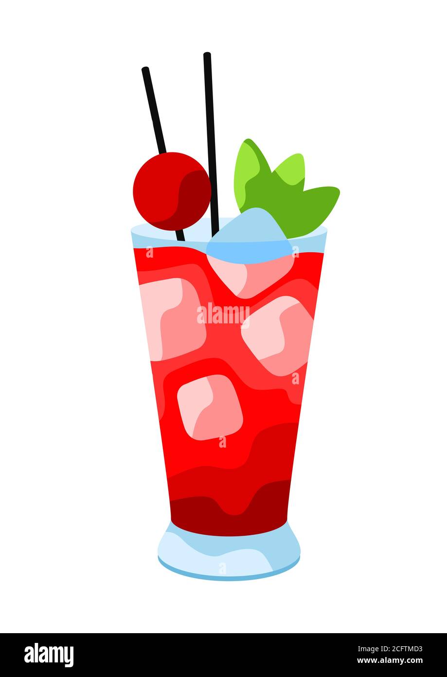 Bloody Mary cocktail illustration Stock Vector Image & Art Alamy
