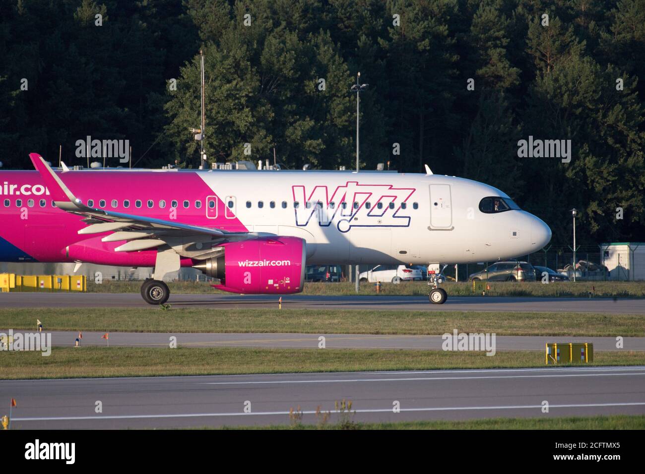Low cost airline Wizz Air aircraft Airbus A320-232 in Gdansk, Poland. August 5th 2020 © Wojciech Strozyk / Alamy Stock Photo *** Local Caption *** Stock Photo