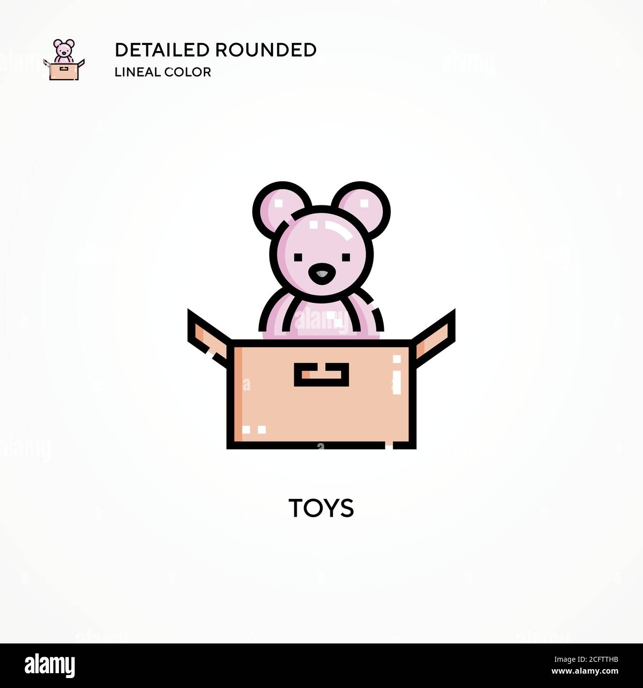 Toys vector icon. Modern vector illustration concepts. Easy to edit and ...