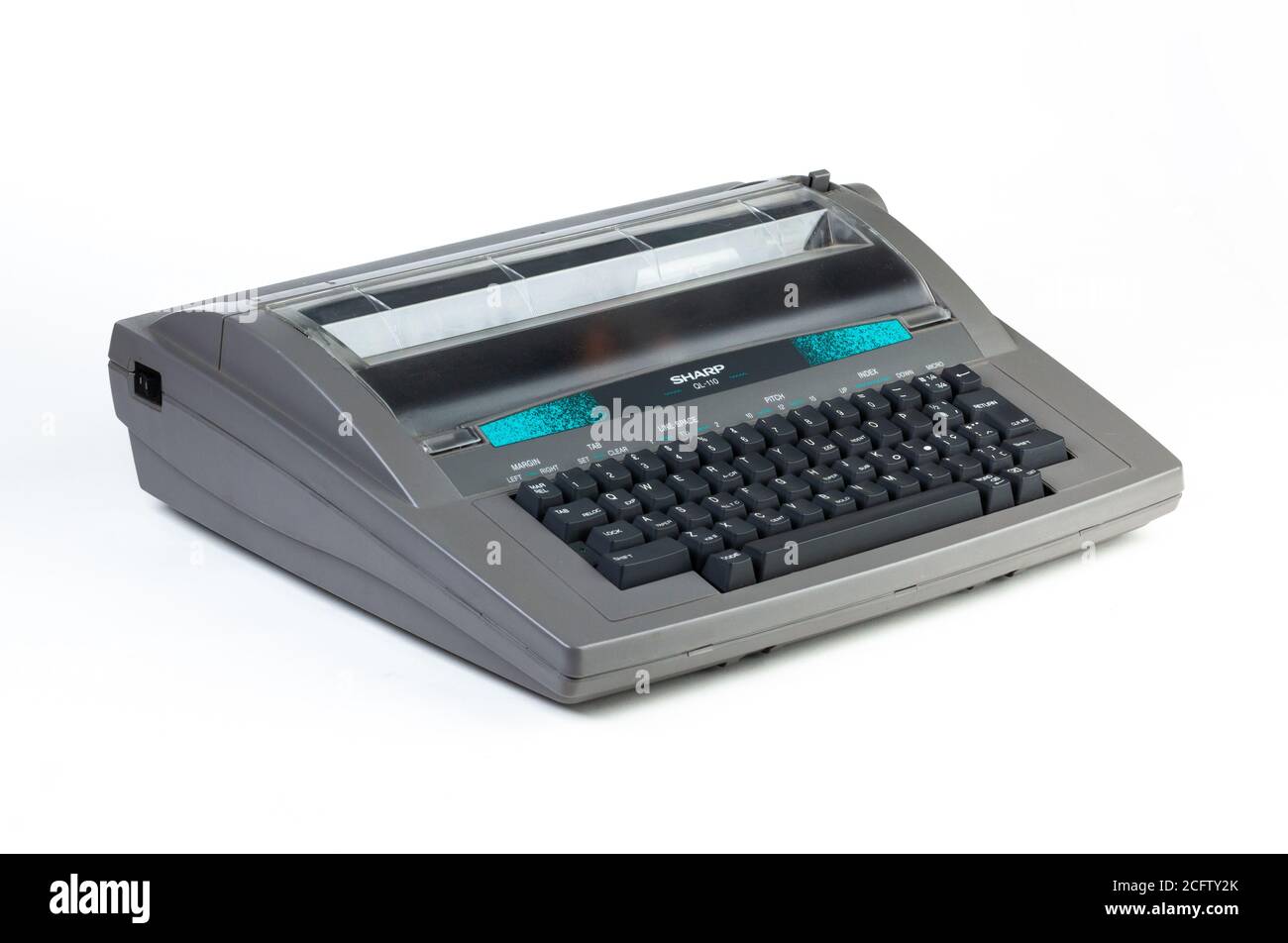 Sharp electric typewriter Stock Photo